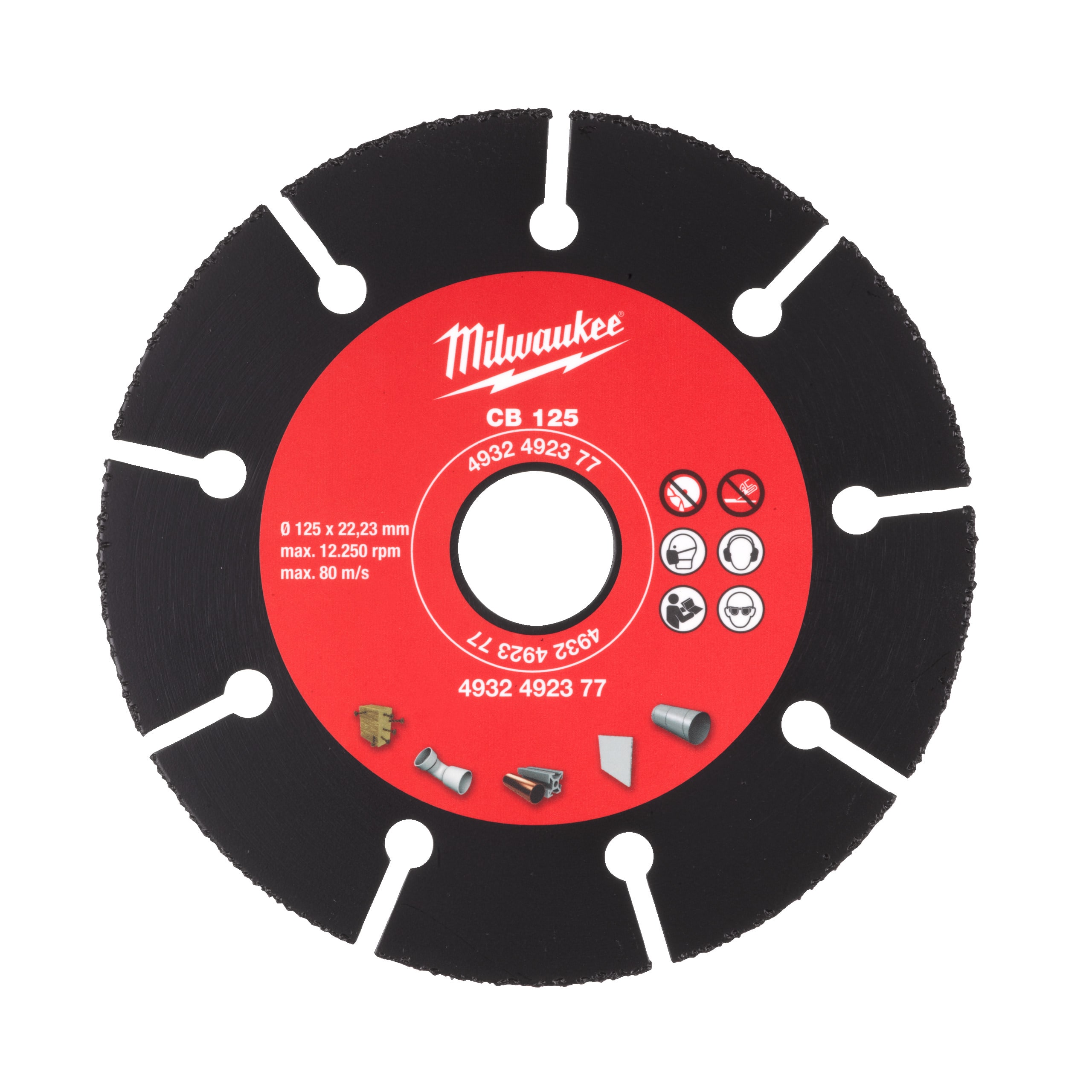 MILWAUKEE - DISCO DIAM CARBIDE 125MM