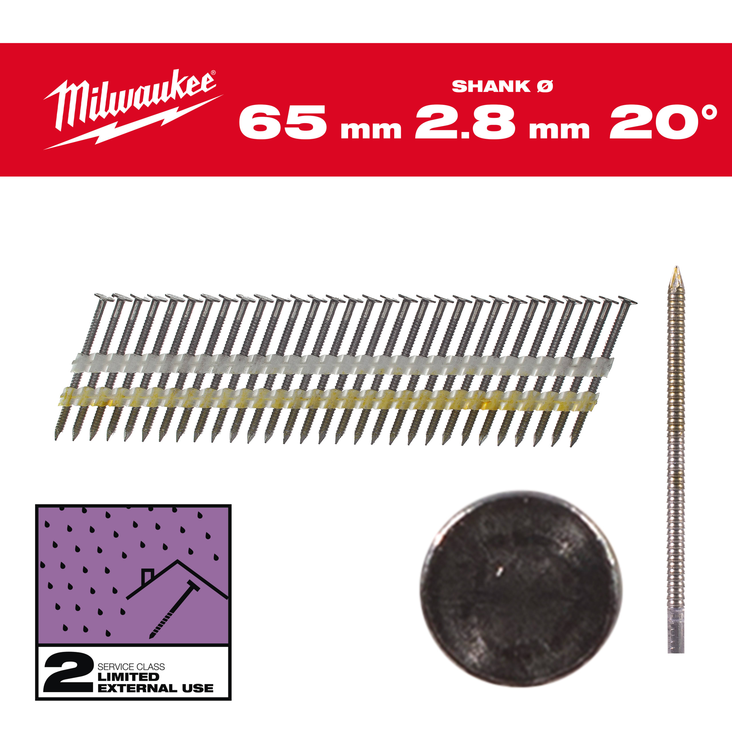 MILWAUKEE - CH. T.R.20 74X2865MMRSBSC2 2000PZ