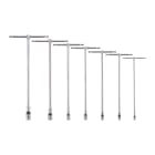 MILWAUKEE - SET CHIAVI T BUSSOLA ESAGON SNODATE 7 PZ