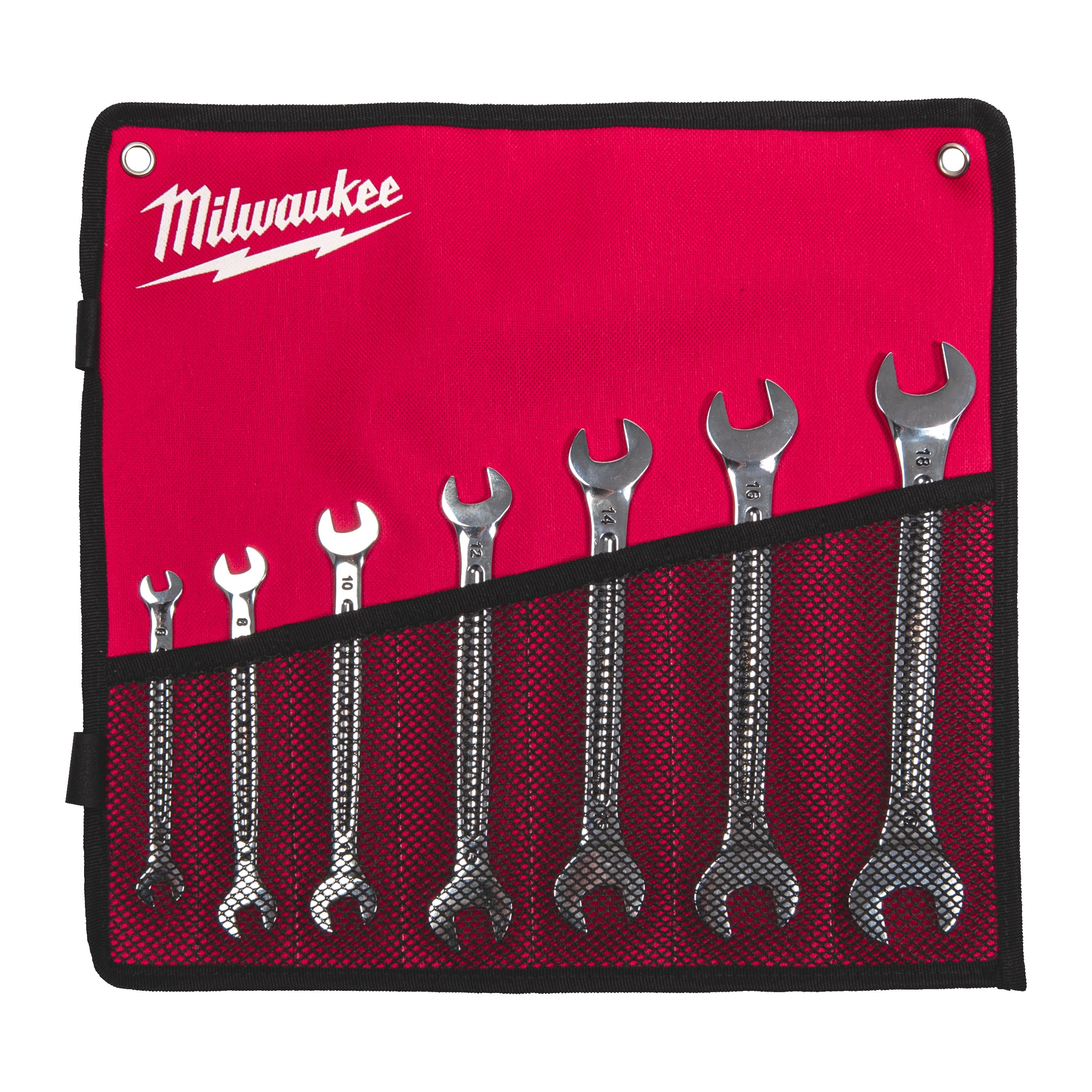 MILWAUKEE - SET CHIAVI A FORCHETTA DOPPIA 7 PZ