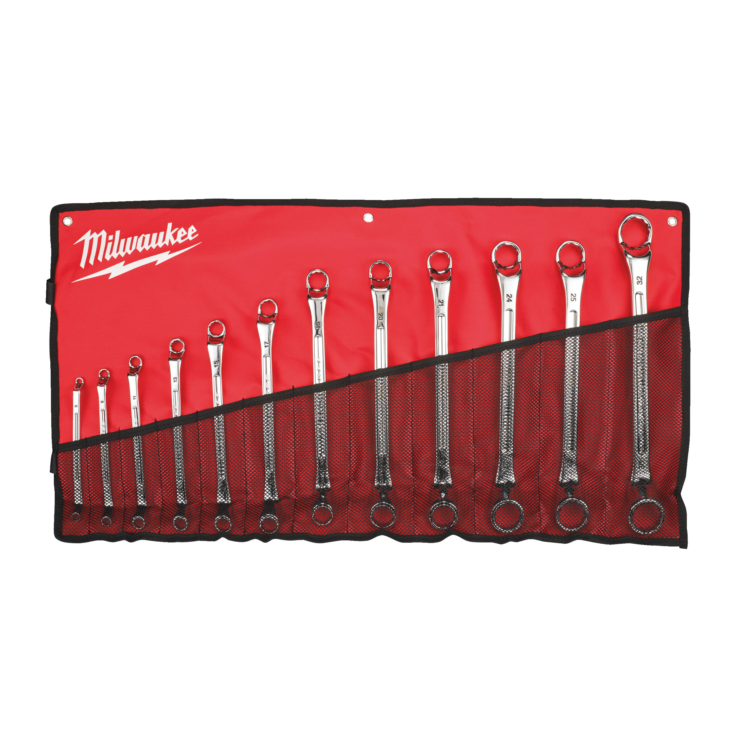 MILWAUKEE - SET CHIAVI POLIGONALI DOPPIE CURVE 12 PZ