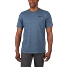 MILWAUKEE - HTSSBLU-XL T-SHIRT MAN. COR. HYBRID BLU