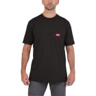 MILWAUKEE - WTSSBL-M T-SHIRT MAN. COR. WORK NERA