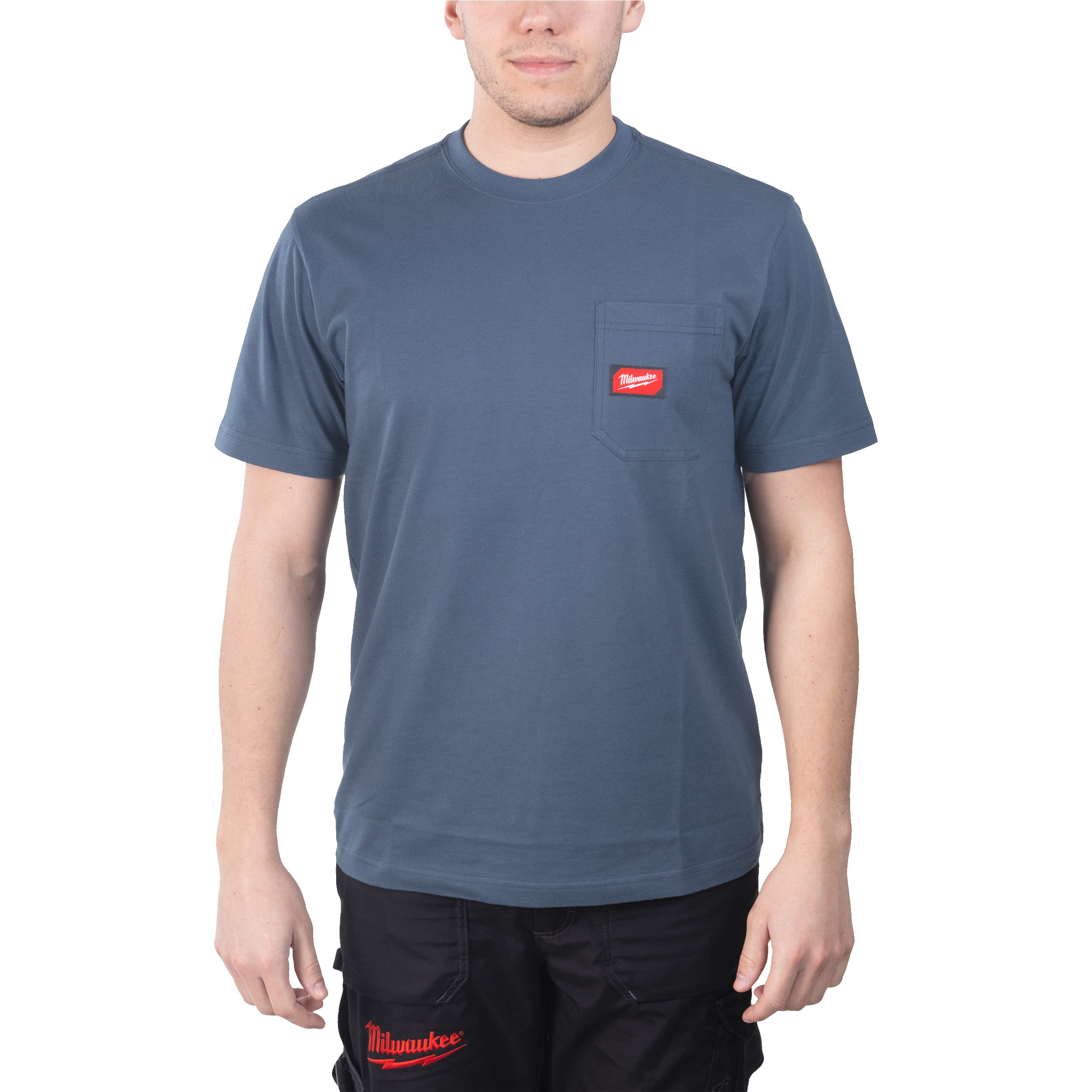 MILWAUKEE - WTSSBLU-S T-SHIRT MAN. COR. WORK BLU