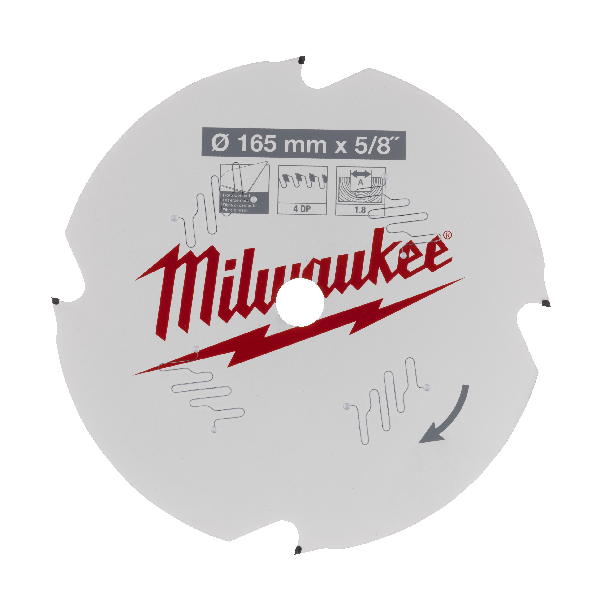 MILWAUKEE - LAMA CIRC. DIAM.FORO MM 16558 Z4