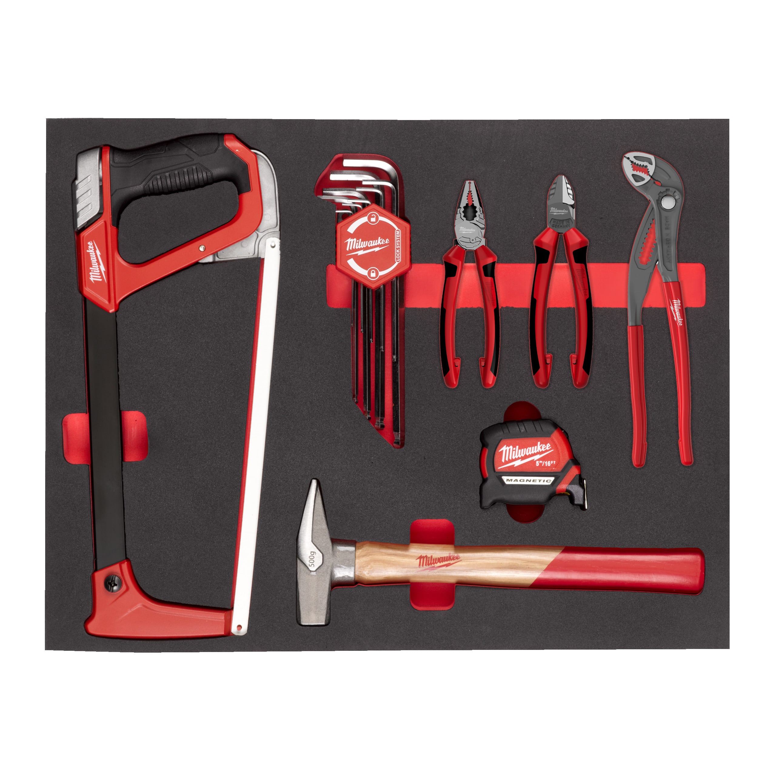 MILWAUKEE - SET UTENSILI GENERICI MODULO MORBIDO