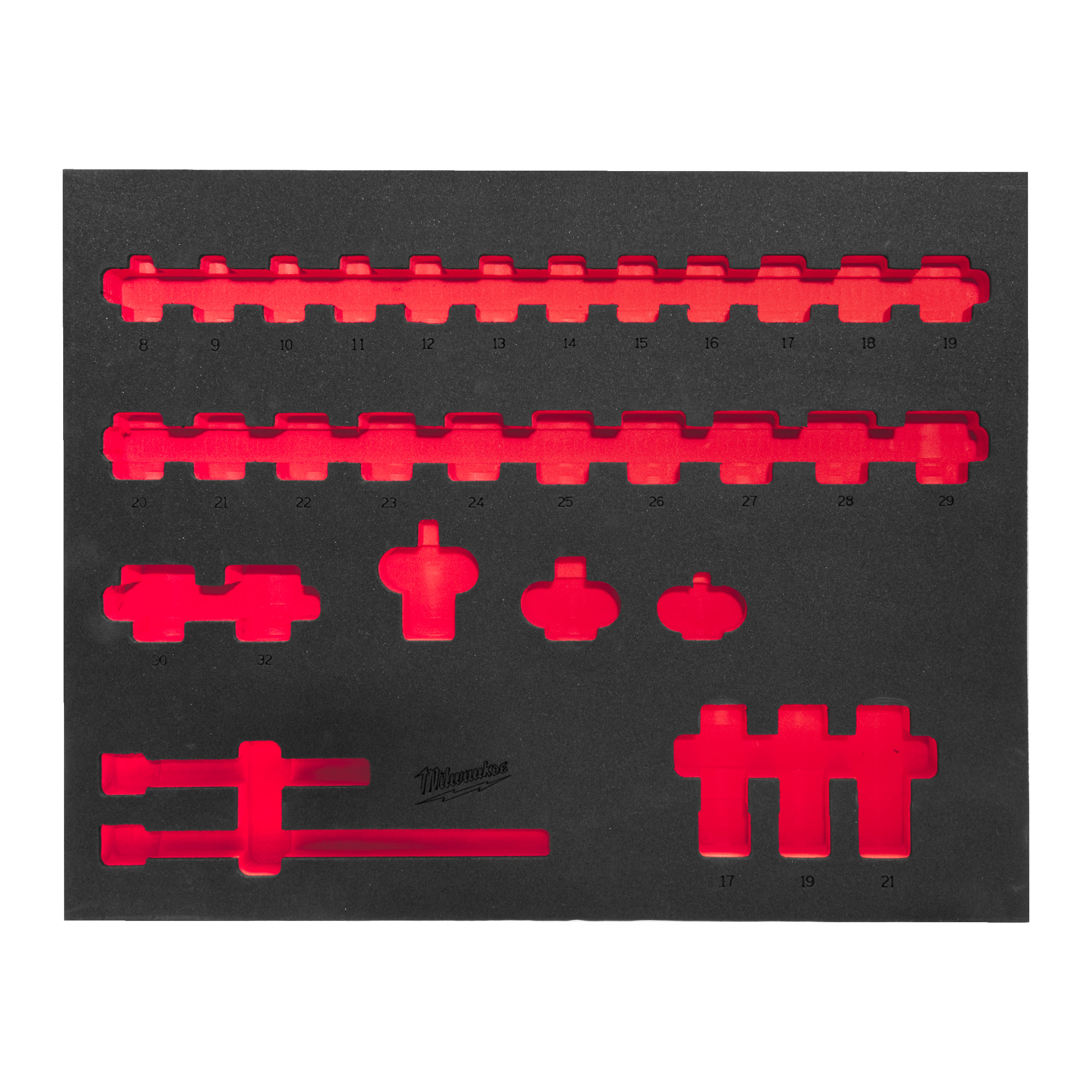 MILWAUKEE - SET BUS. MACCH. CORT. 1/2 MOD.MORB.VUOTO