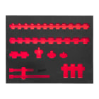 MILWAUKEE - SET BUS. MACCH. CORT. 12 MOD.MORB.VUOTO 4932493391