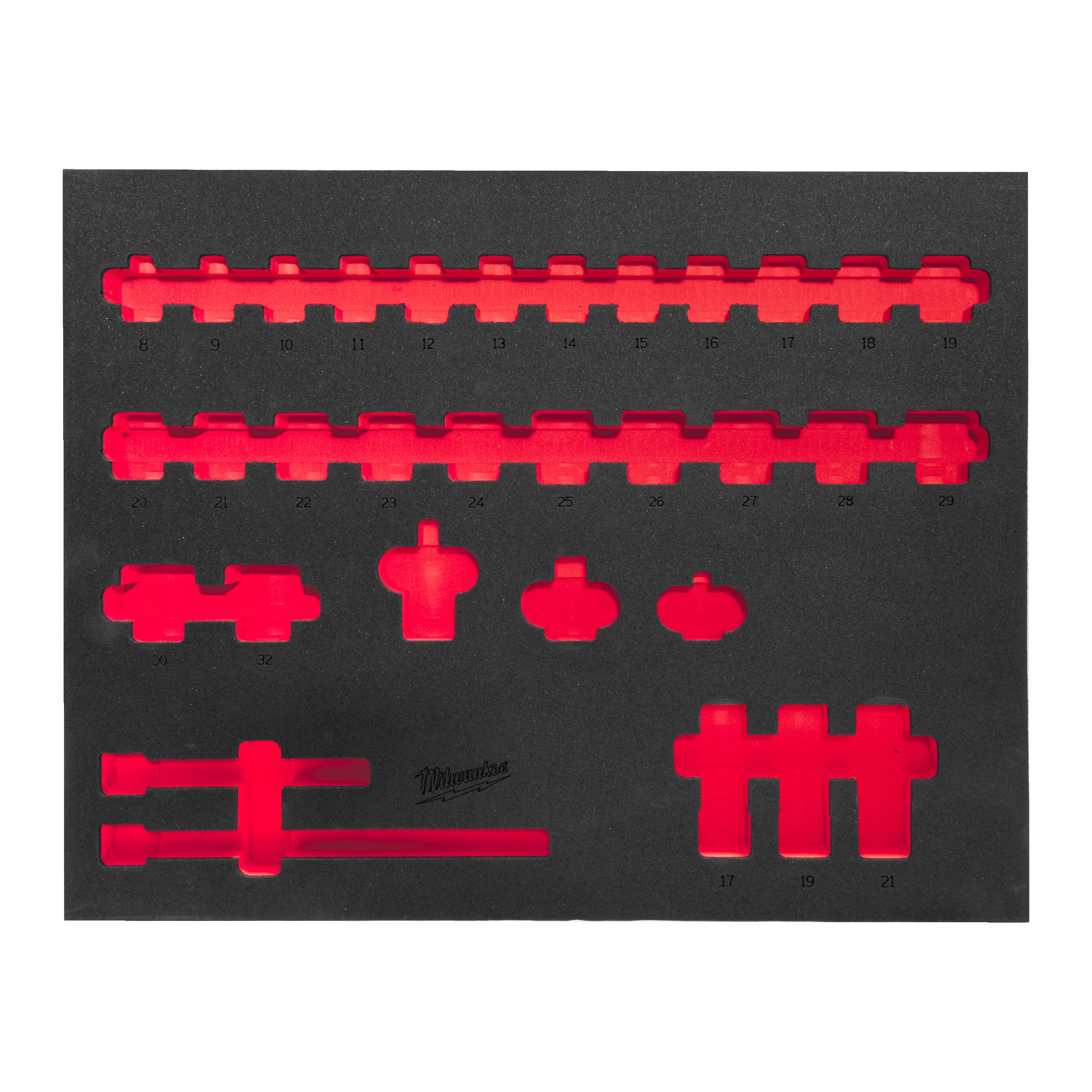 MILWAUKEE - SET BUS. MACCH. CORT. 12 MOD.MORB.VUOTO