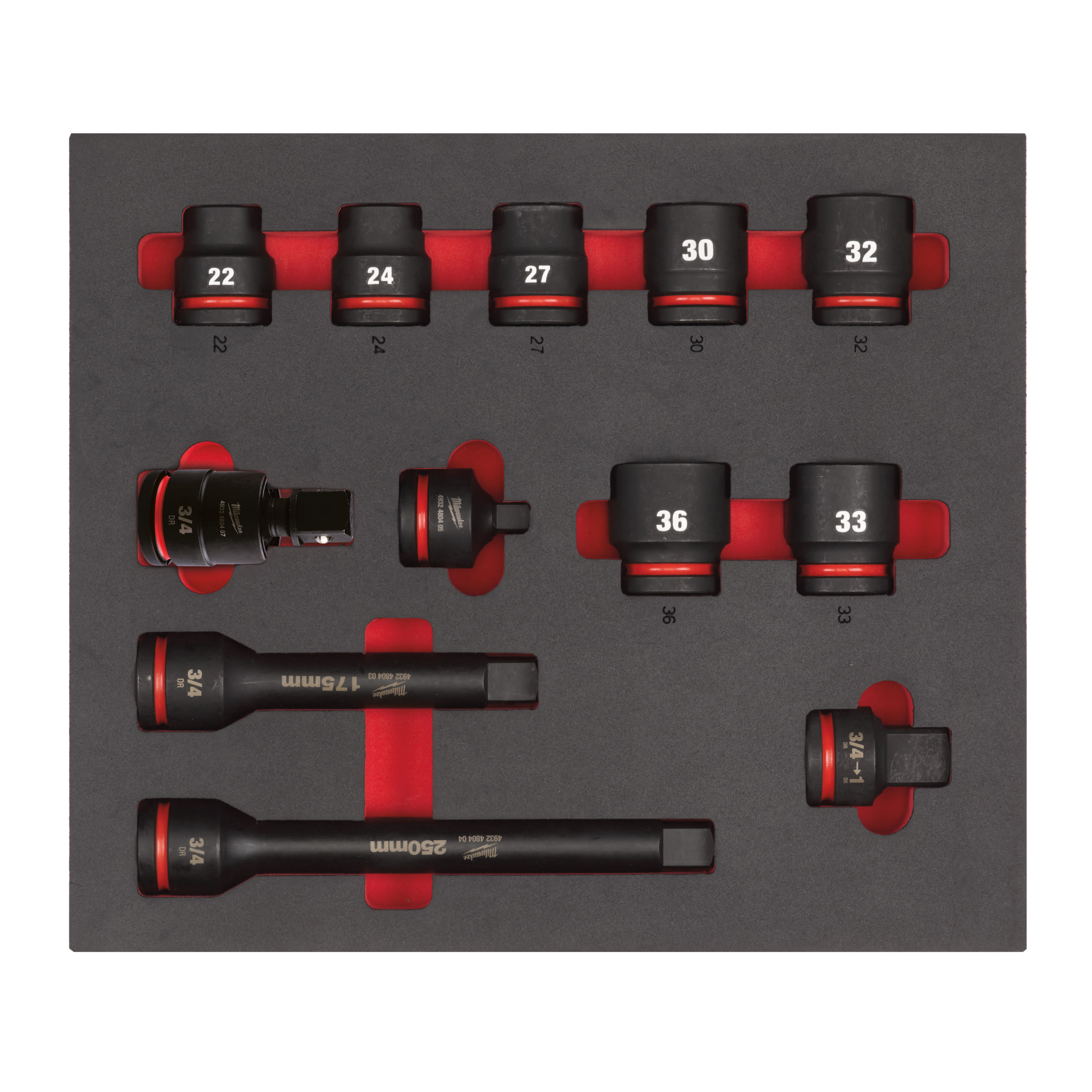 MILWAUKEE - SET BUS. MACCH. CORT. 34 MOD.MORB.12 PZ 4932493396