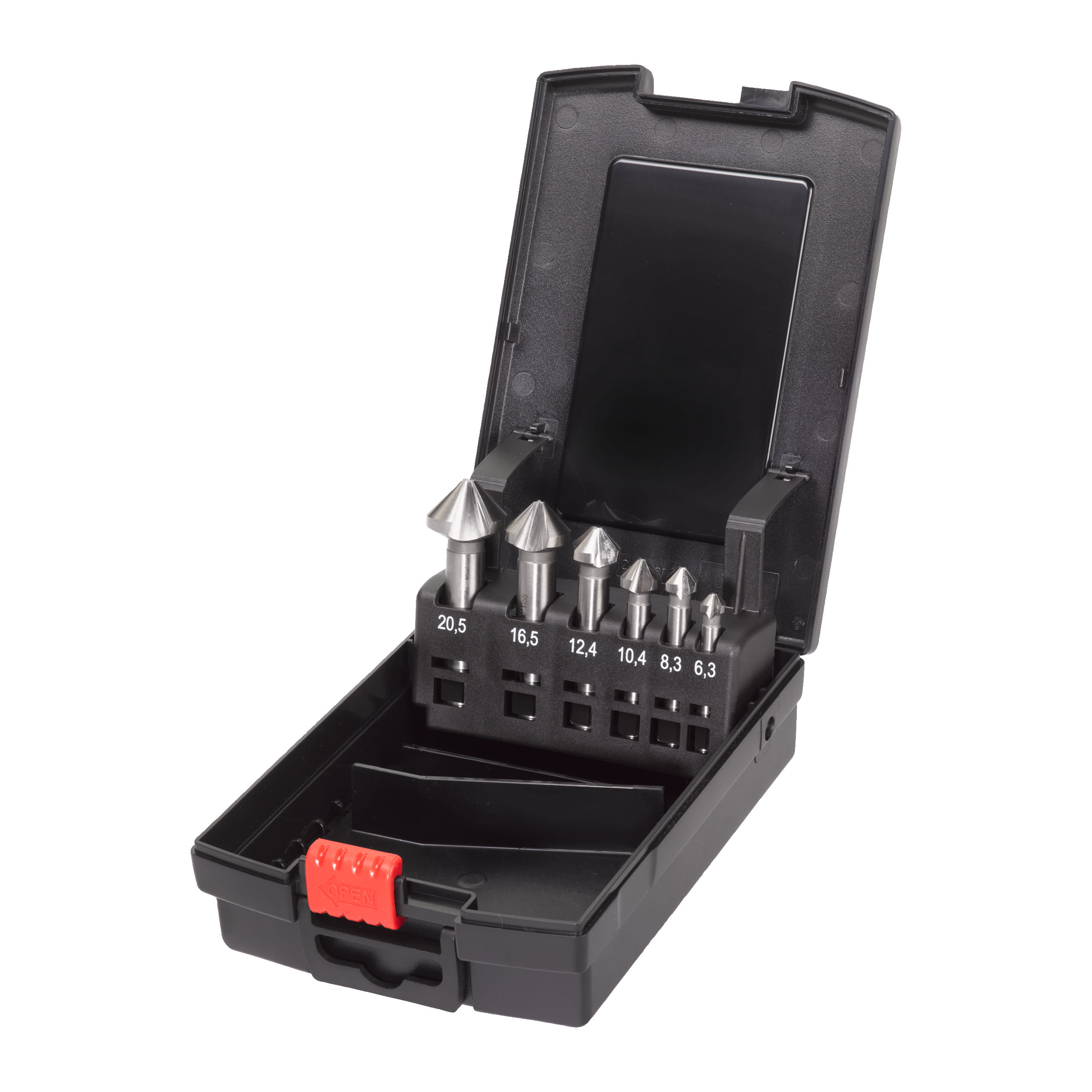 MILWAUKEE - SET SVASATORI CONICI HSS - CO 6PZ