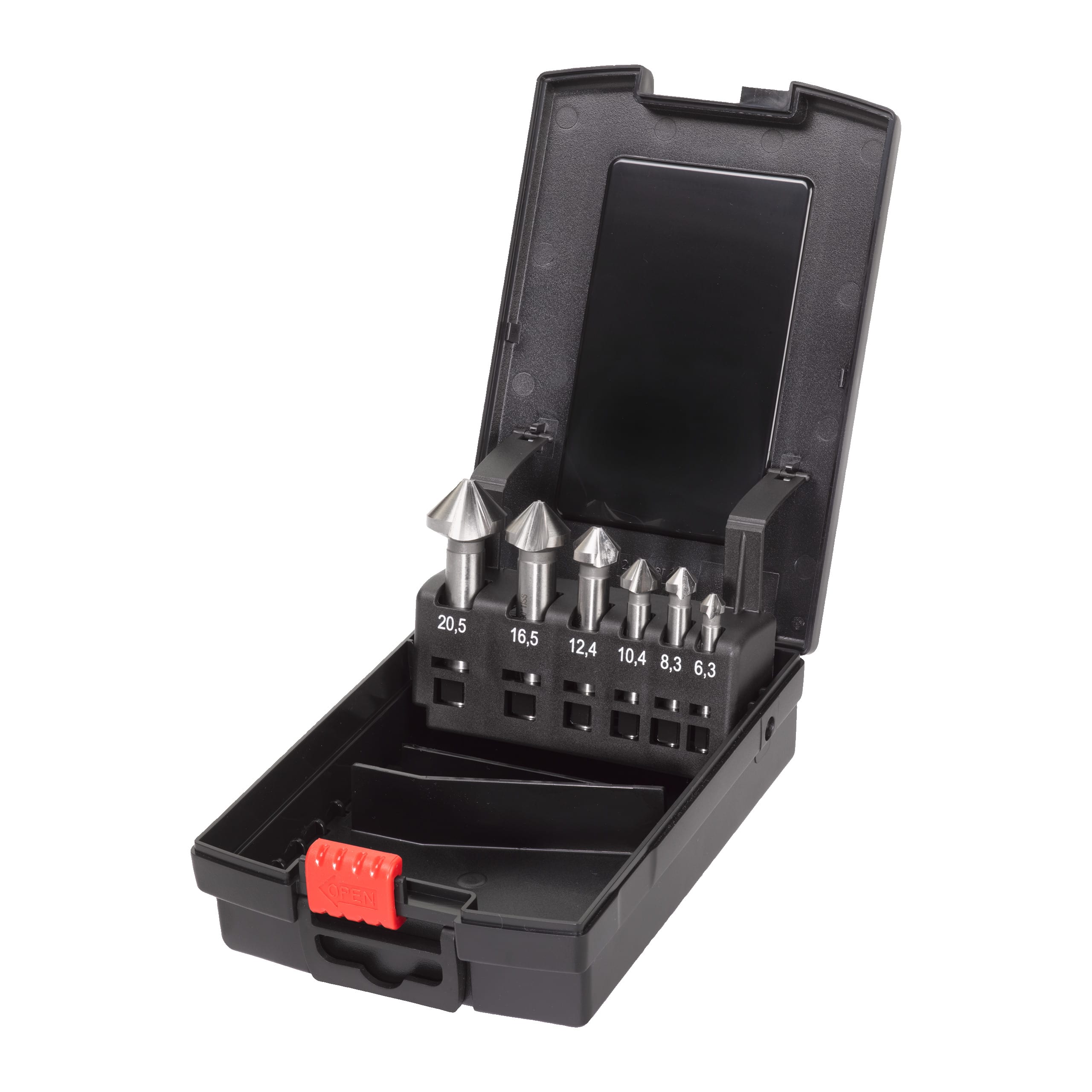 MILWAUKEE - SET SVASATORI CONICI HSS - CO 6PZ