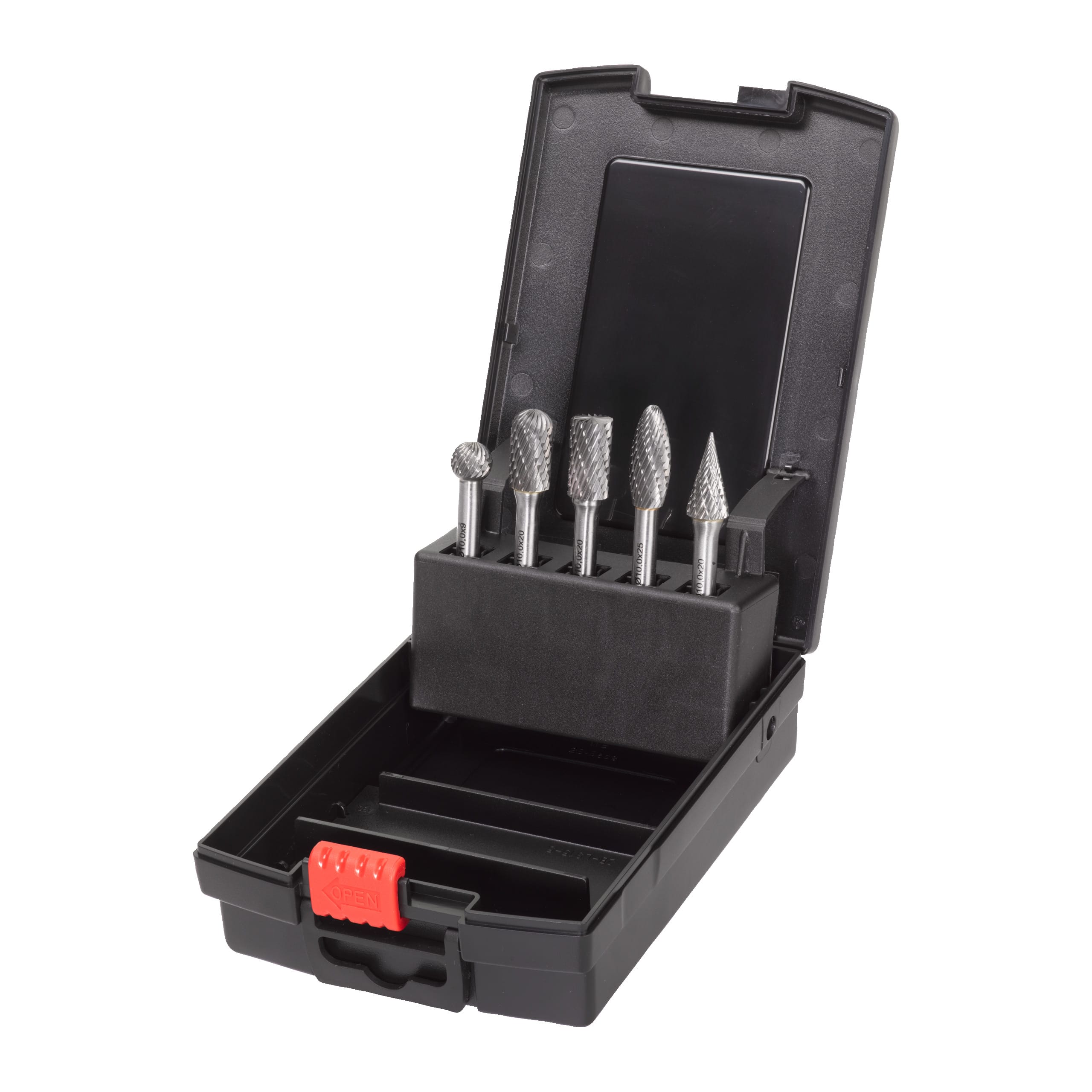 MILWAUKEE - SET FRESE ROTATIVE 6X10 MM 5 PZ