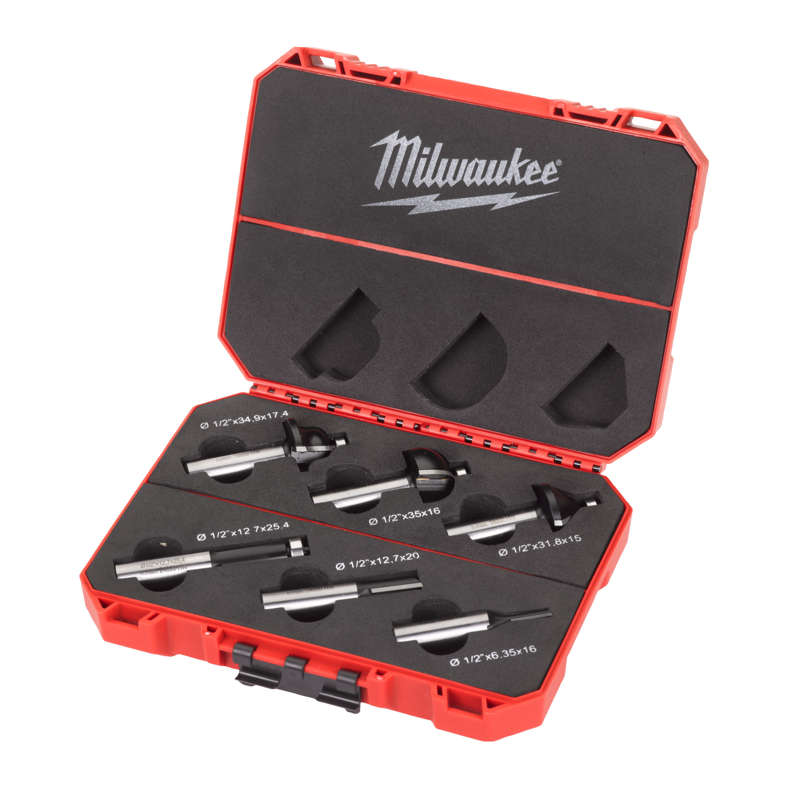 MILWAUKEE - SET FRESE 6 PZ GAMBO 12.7 MM