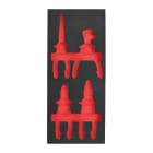 MILWAUKEE - MODULO VUOTO SET UTEN ISOLATI 1000V N1