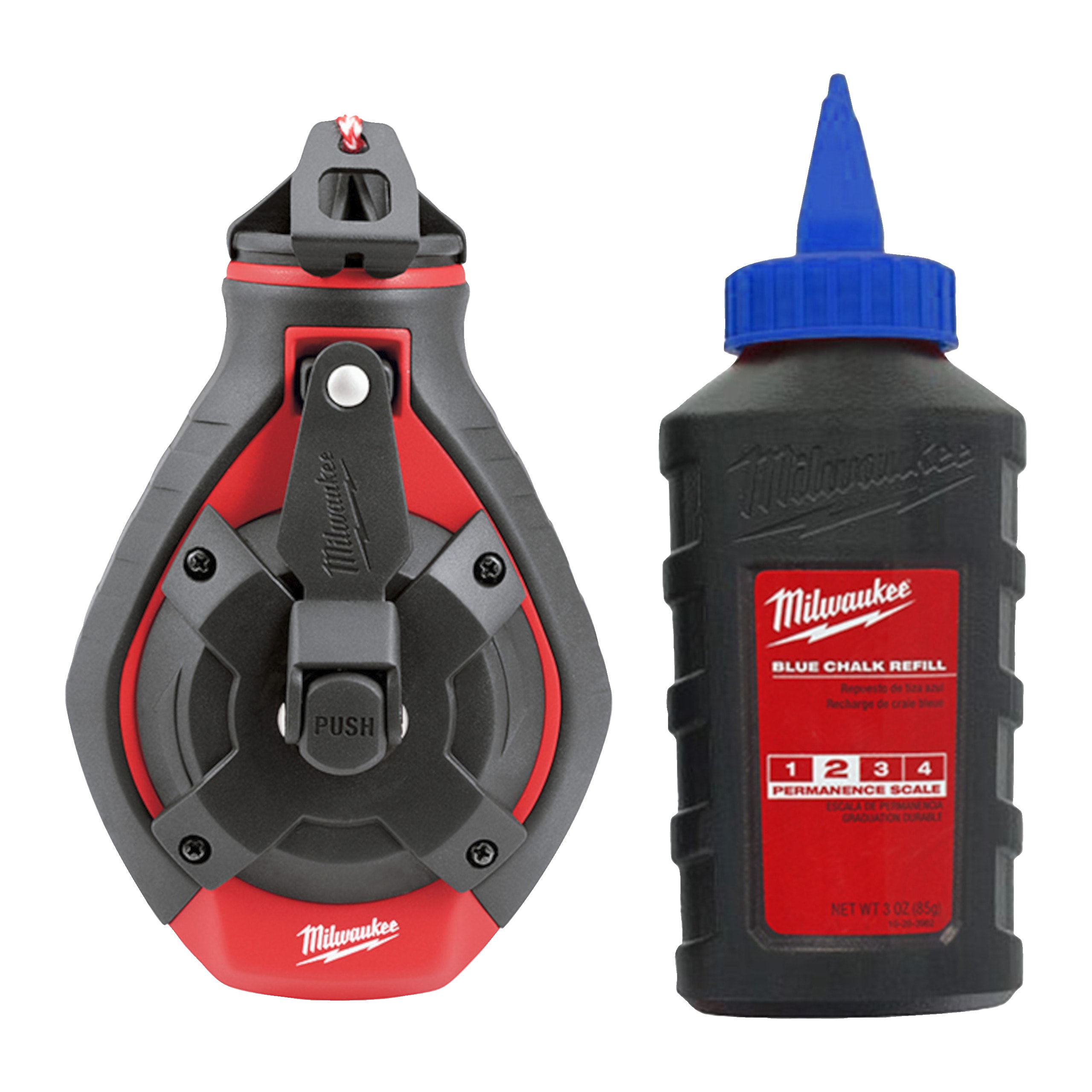 MILWAUKEE - TRACCIATORE LINEA SPESSA E RICARICA BLU