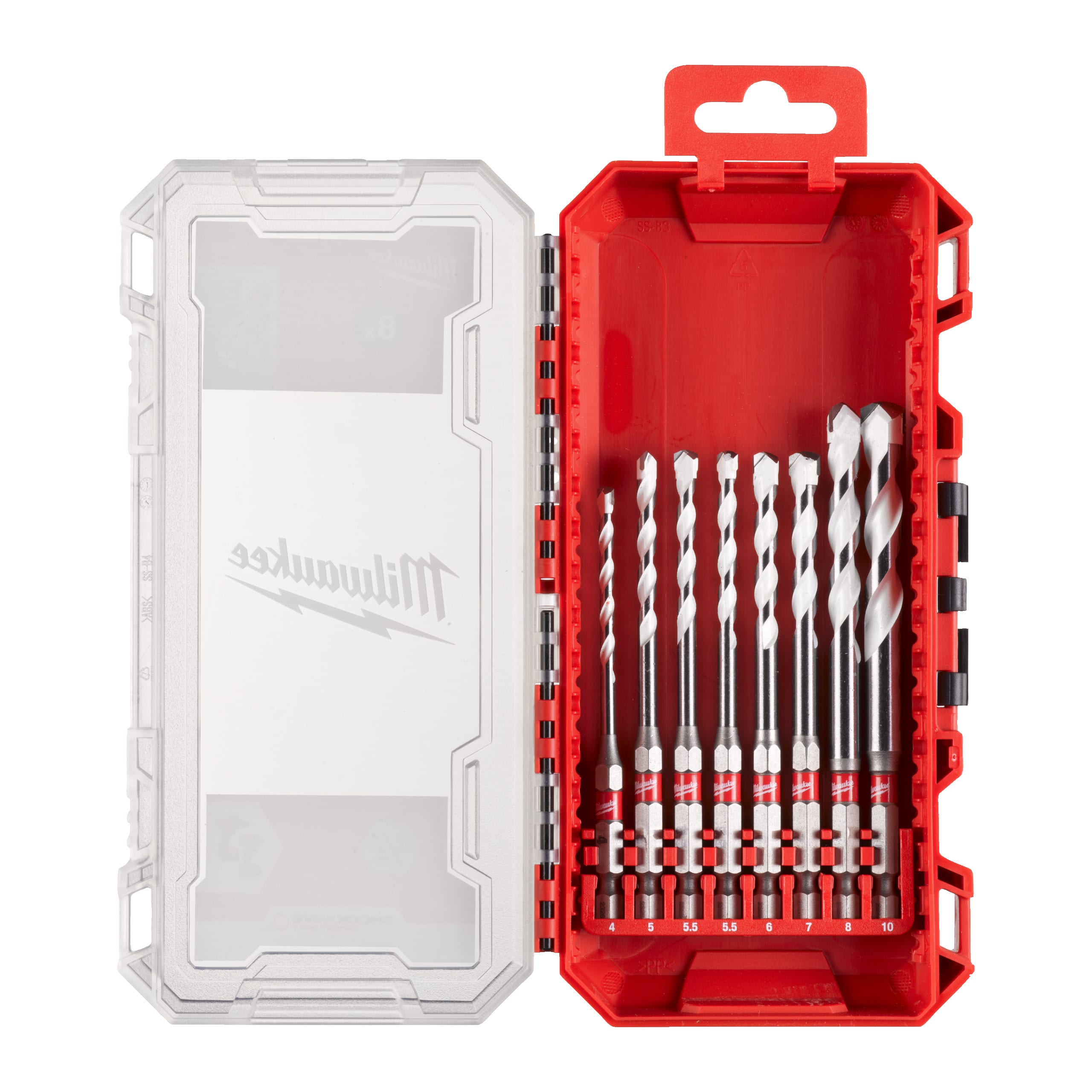 MILWAUKEE - SET 2 PUNTE MULTIMATERIALE 8 PZ 4932493872