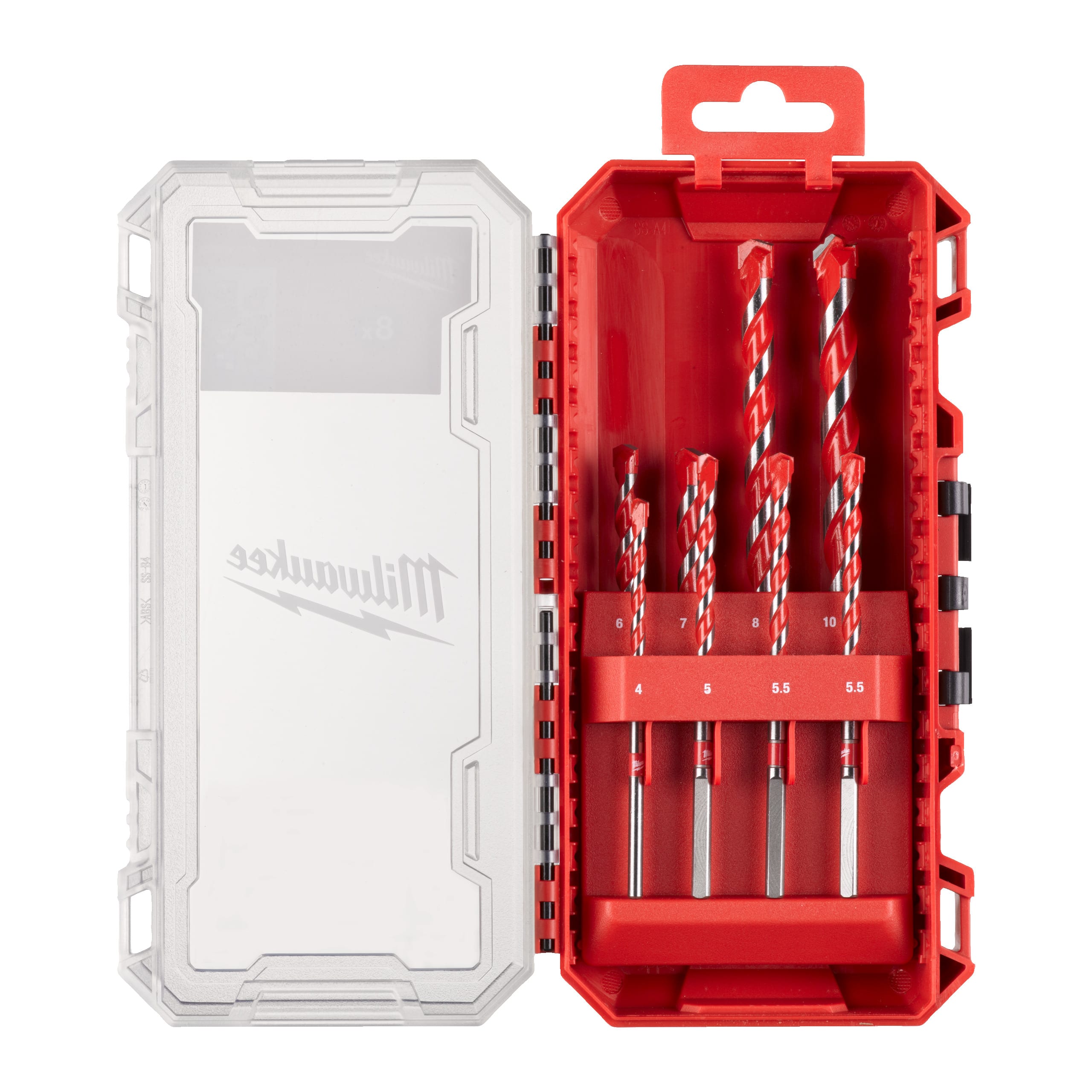 MILWAUKEE - SET 2 PUNTE CALCESTRUZZO PREMIUM 8 PZ