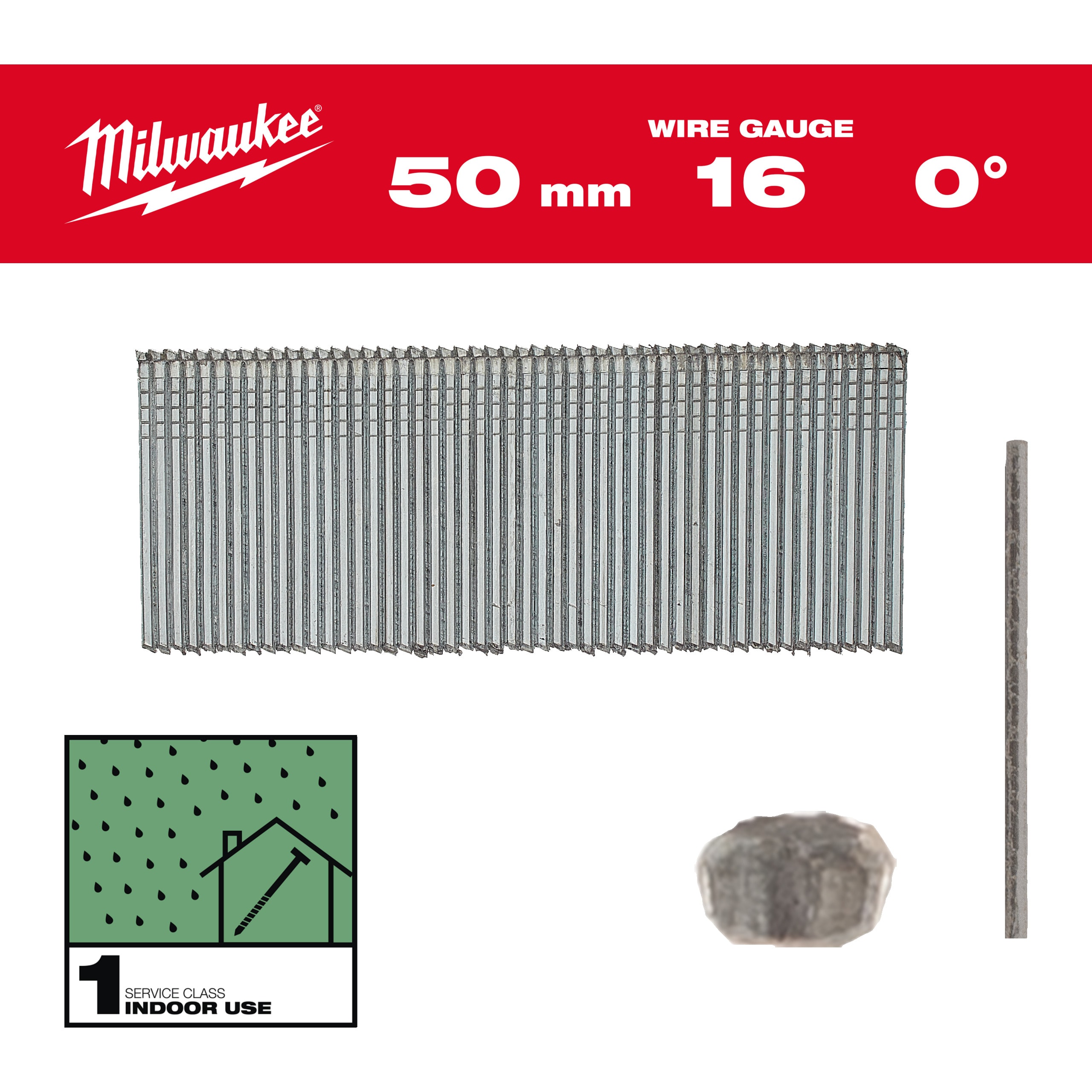 MILWAUKEE - GROPPINO 16G050MM25GSC1 2500 PZ 4932498316