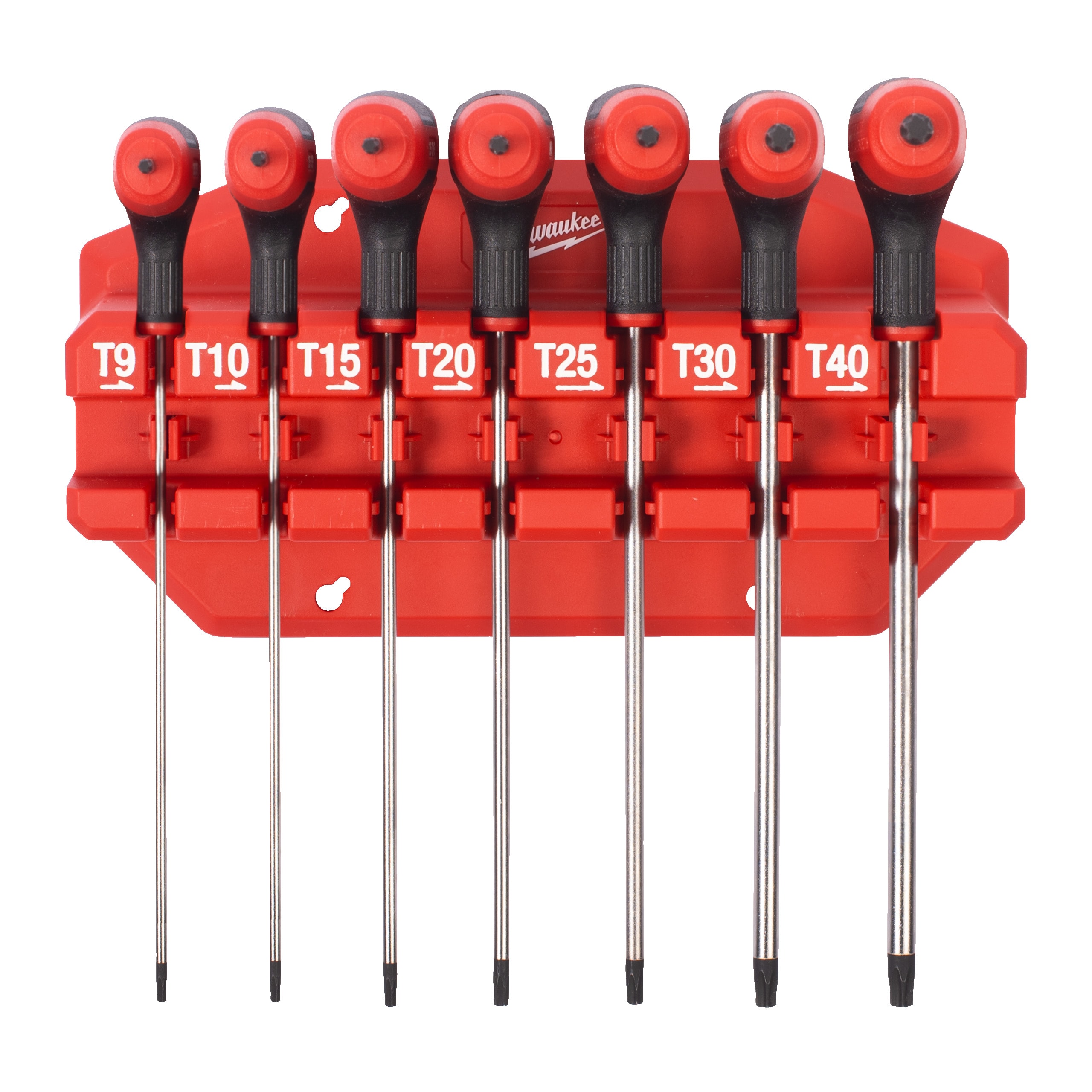 MILWAUKEE - SET MAGN CHIAVI TORX CON IMP. - 7 PZ.