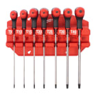 MILWAUKEE - SET MAGN CHIAVI TORX CON IMP. - 7 PZ.