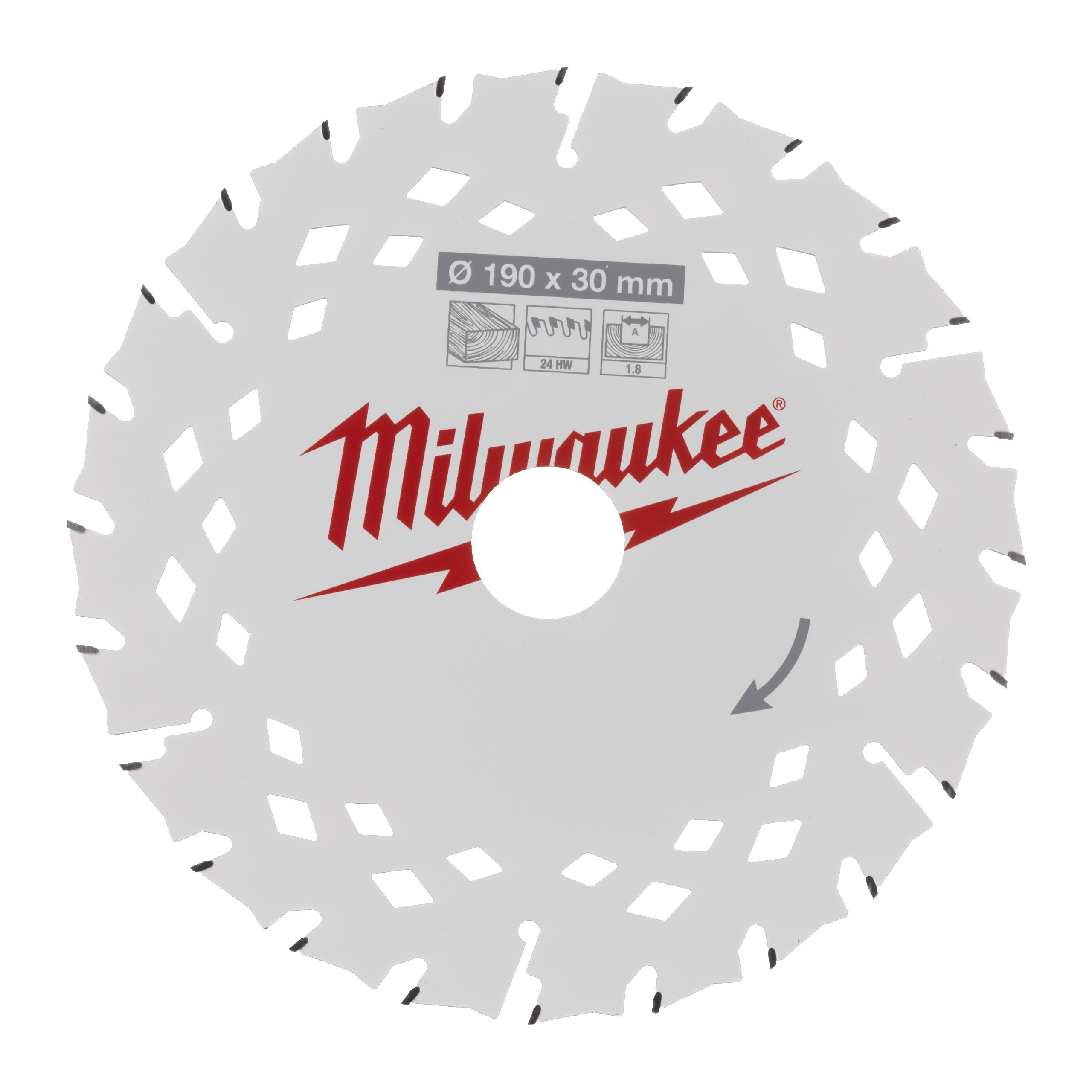 MILWAUKEE - LAMA CIRC. DIAM.FORO MM 19030 Z24