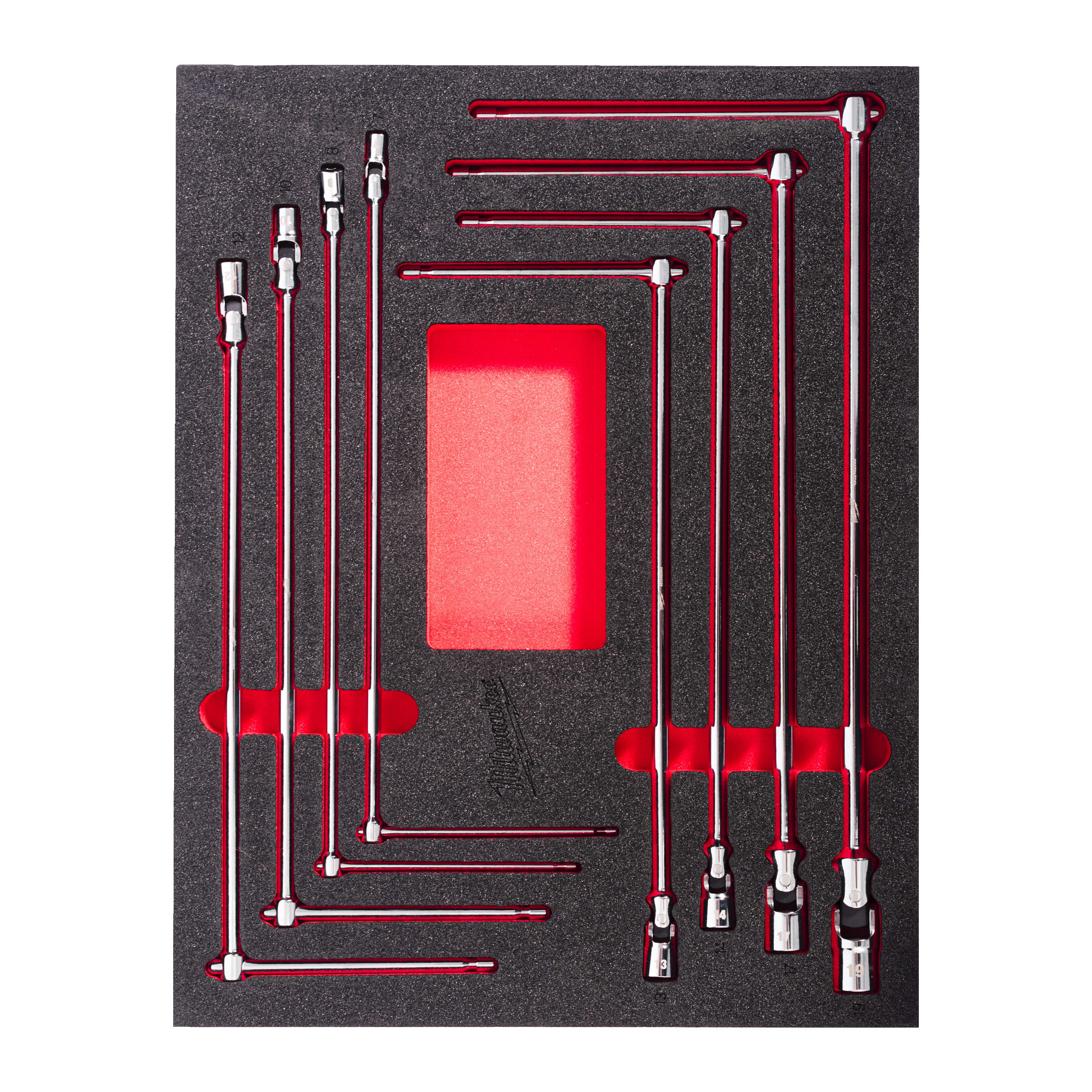 MILWAUKEE - SET CHIAVI A T 8 PZ - TERMOFORMATO