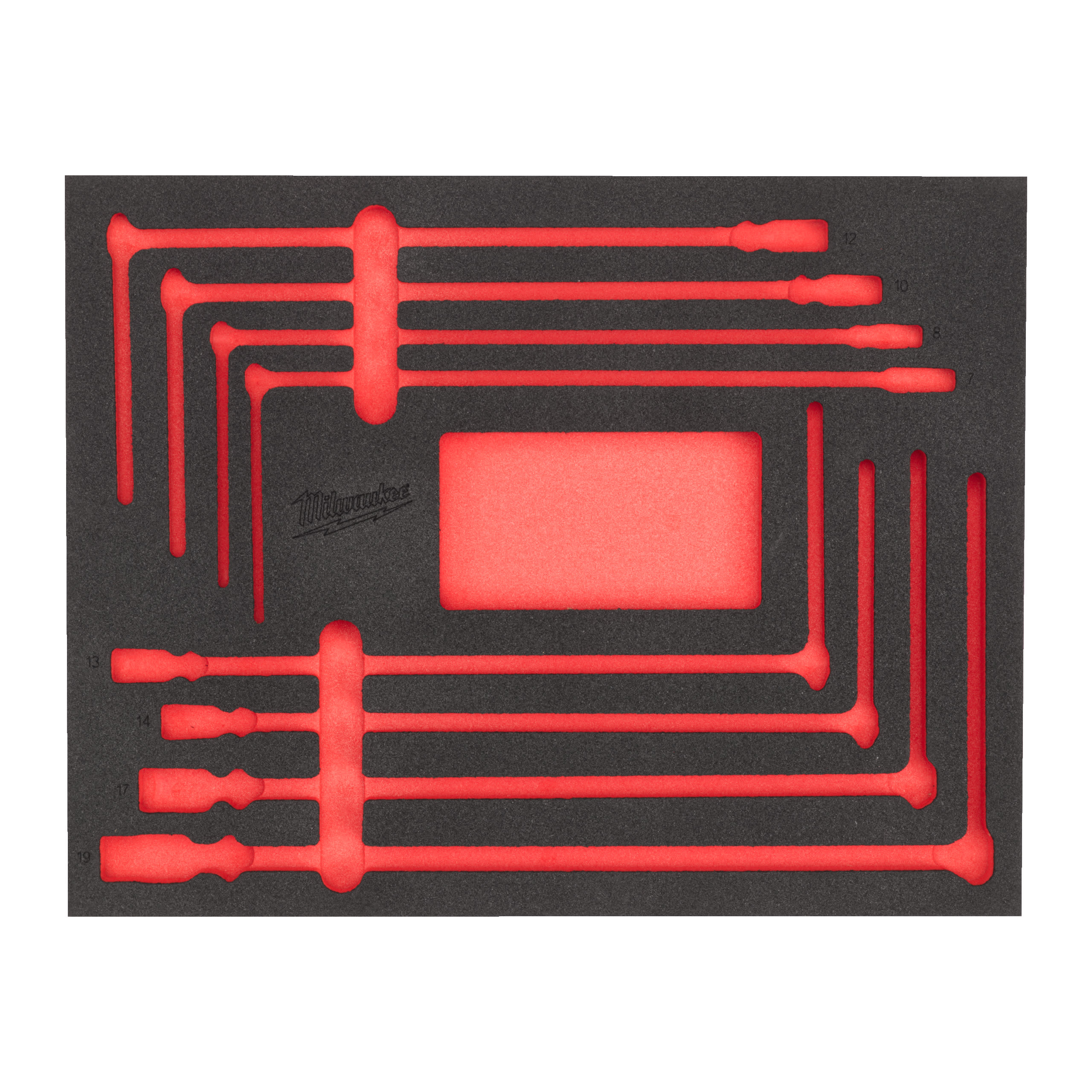 MILWAUKEE - MOD VUOTO SET CHIAVI A T 8 PZ -TERMOFORM