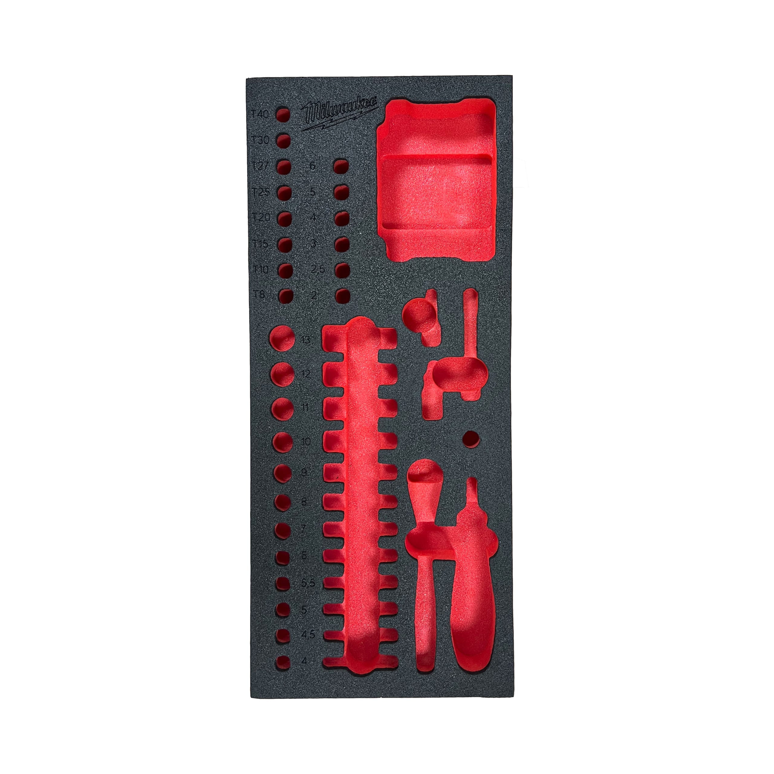 MILWAUKEE - MOD VUOTO SET BUSSOLE 14 E BIT 42 PZ