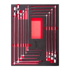 MILWAUKEE - SET CHIAVI A T 10 PZ - TERMOFORMATO