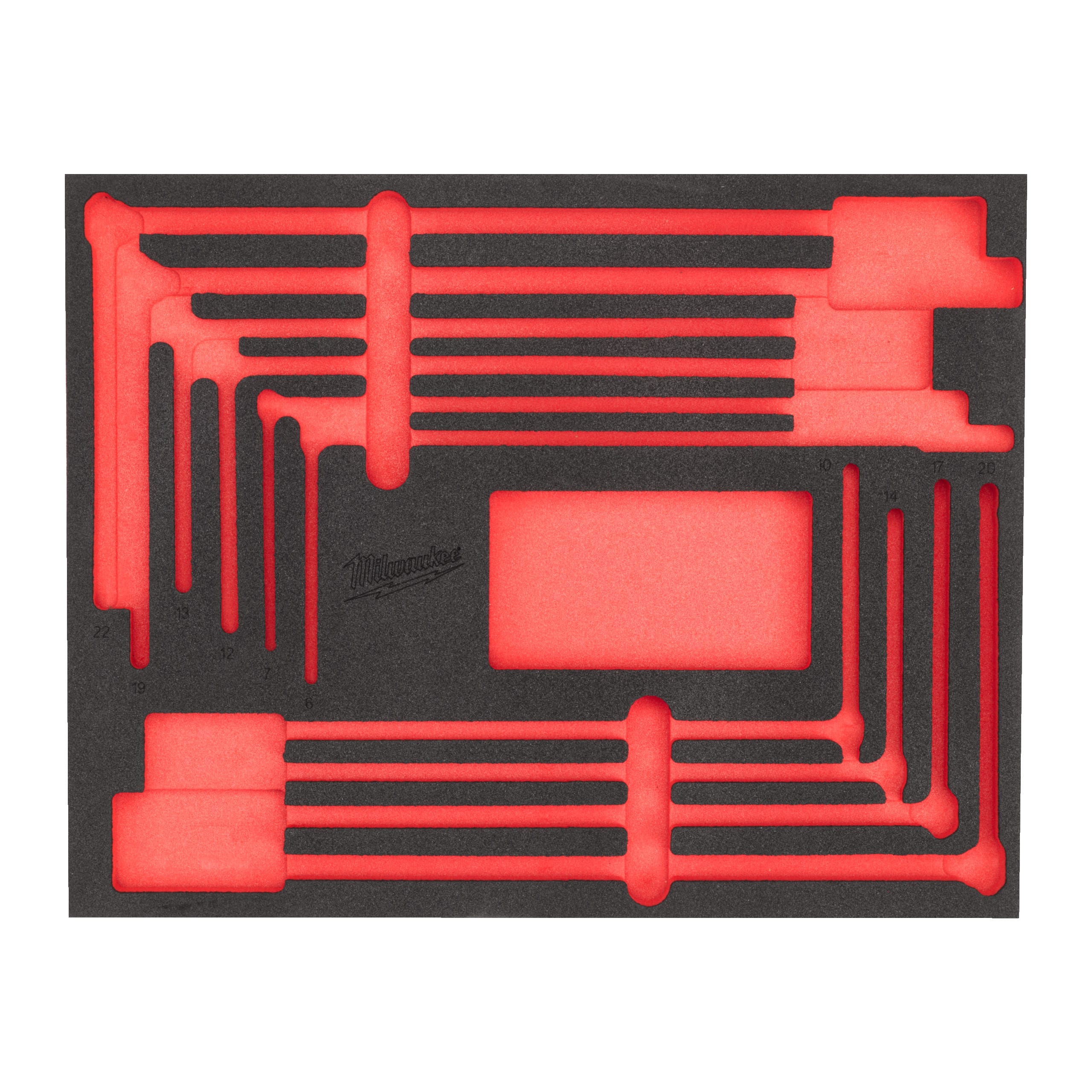 MILWAUKEE - MOD VUOTO SET CHIAVI A T 10 PZ-TERMOFORM