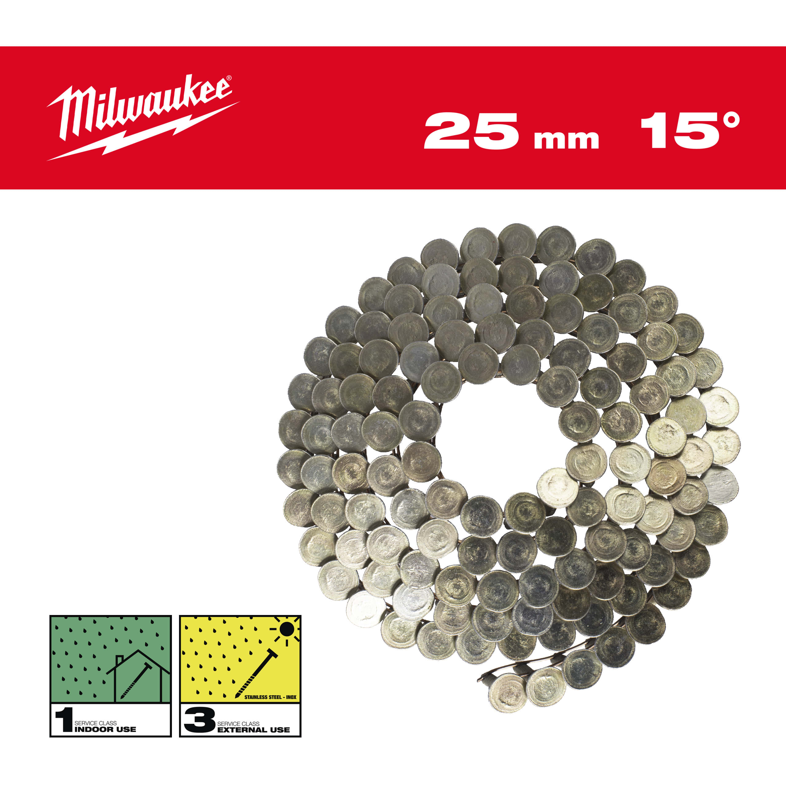 MILWAUKEE - CHIO SPIR 15 RH 3,05X25MM/RS/G-2160 PZ