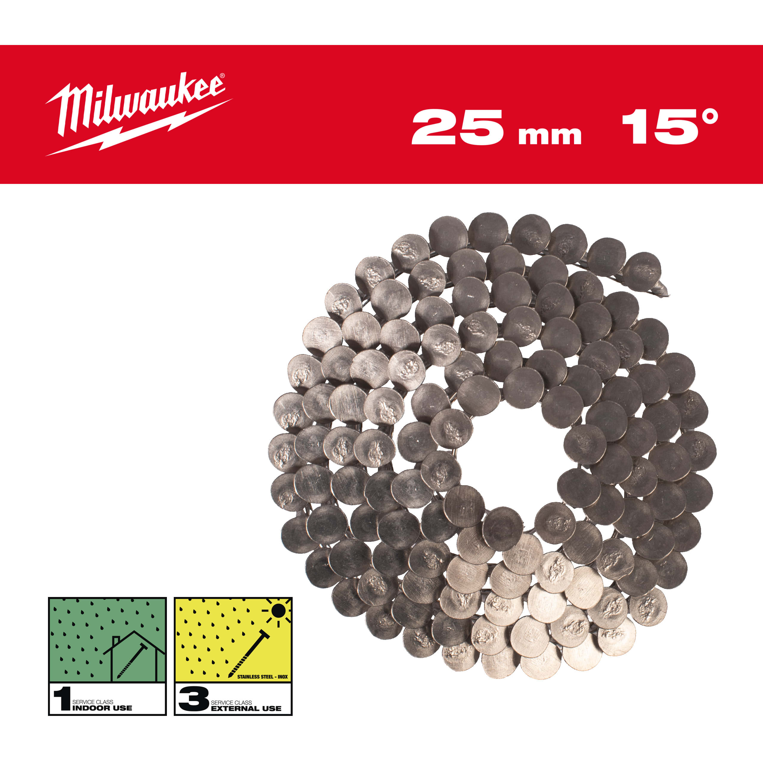 MILWAUKEE - CHIO SPIR 15 RH 305X25MMRSINOX-2160PZ 4932499327