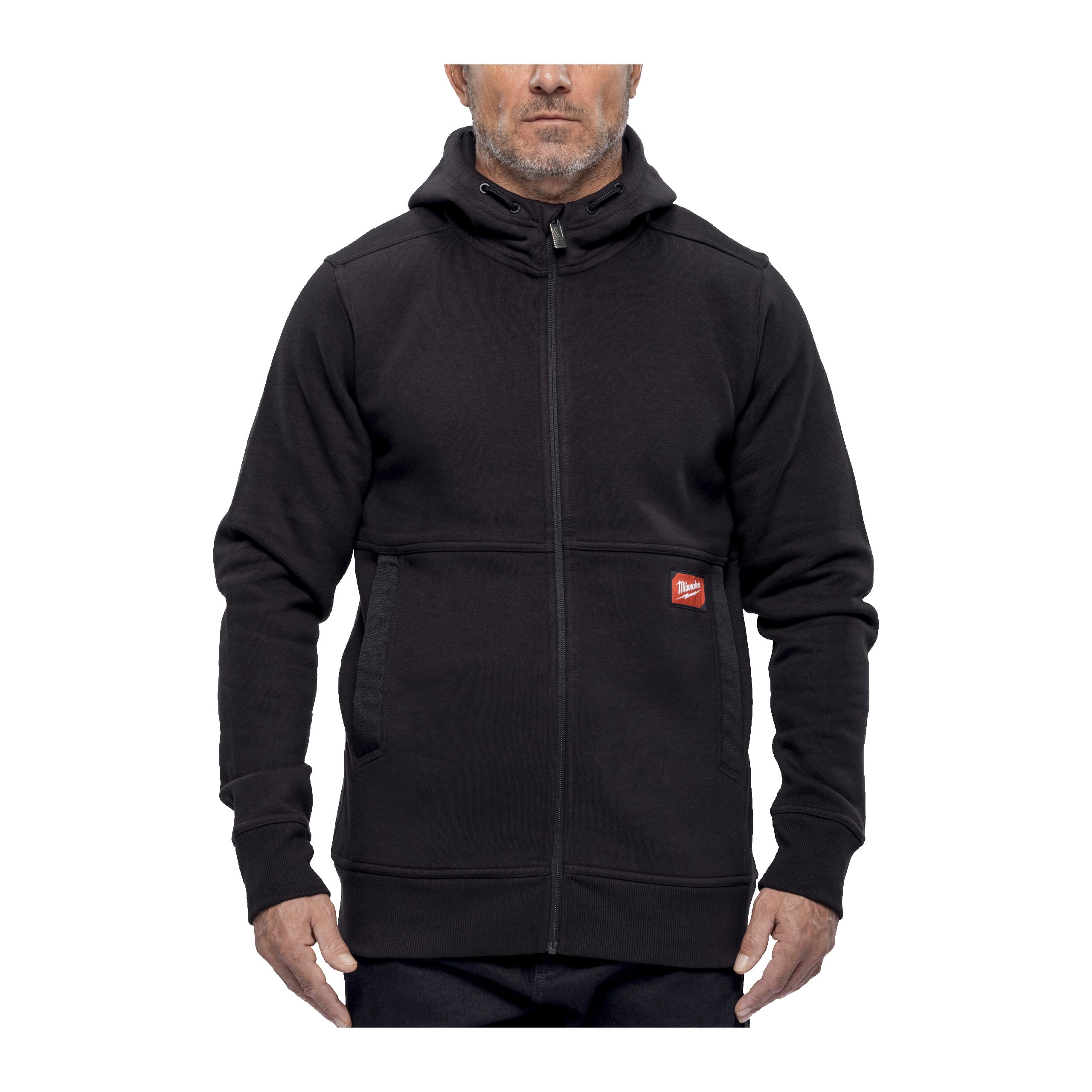 MILWAUKEE - FELPA GRIDIRON CON ZIP NERA S