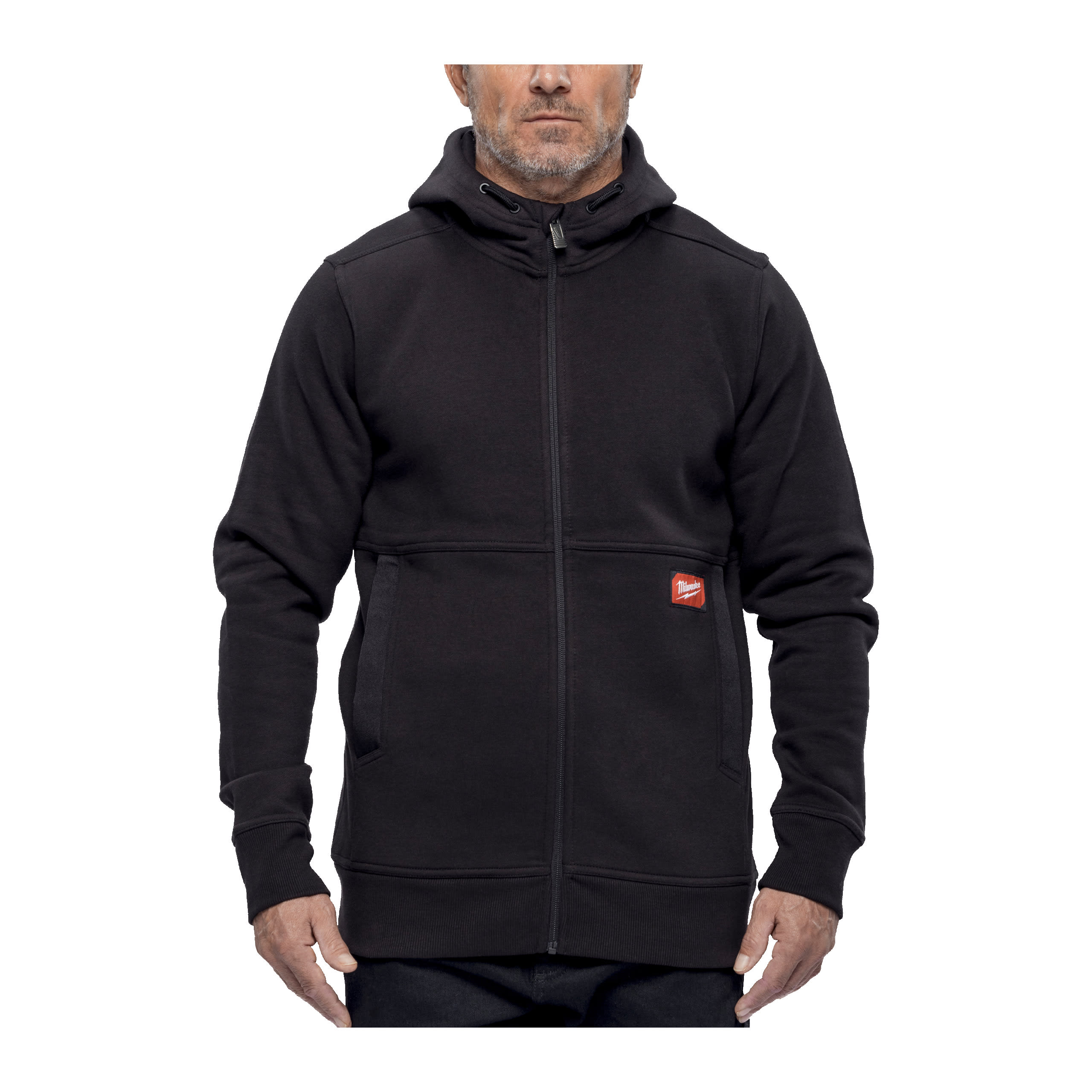 MILWAUKEE - FELPA GRIDIRON CON ZIP NERA L