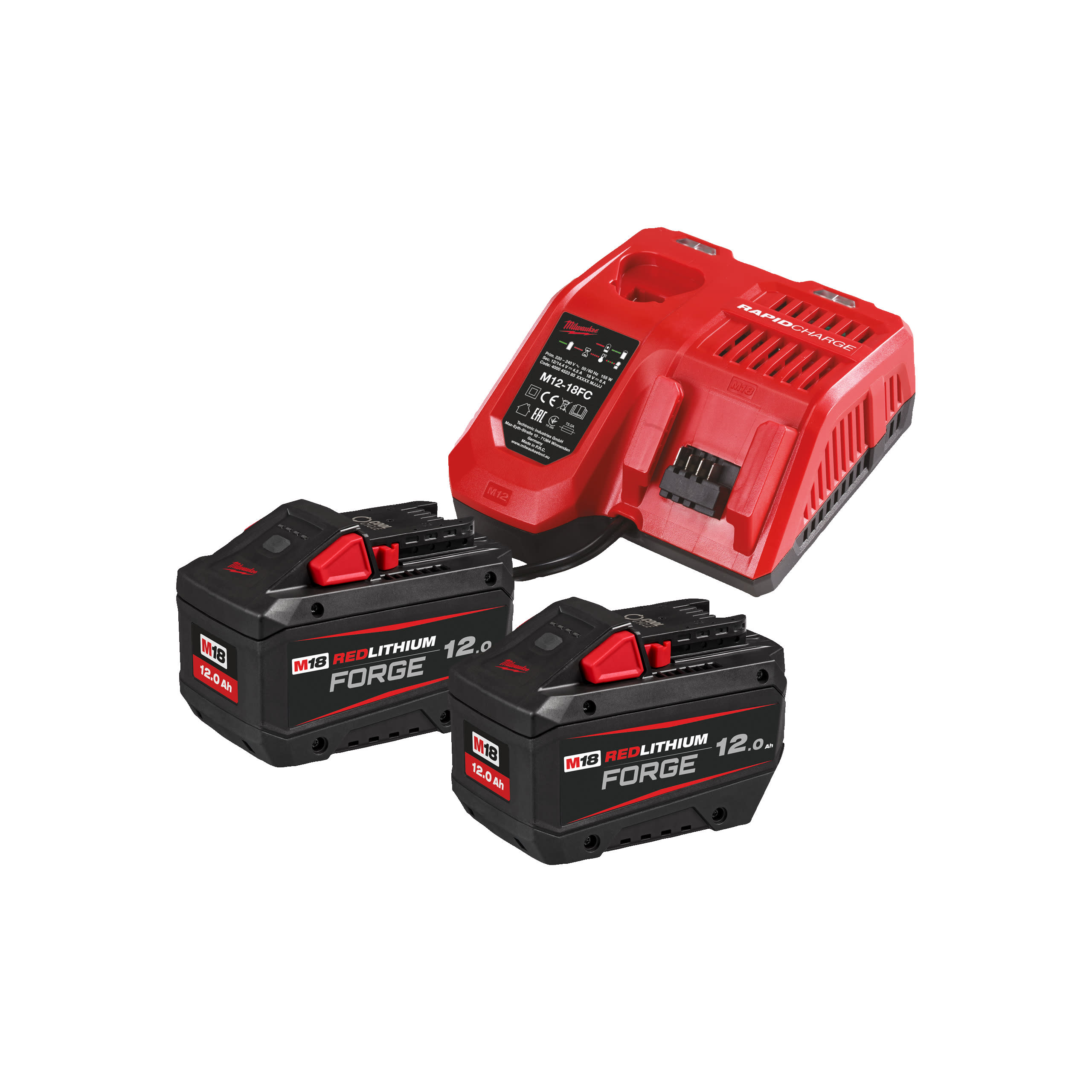 MILWAUKEE - M18 FORGENRG-122 NRG KIT 12 AH FORGE 4933498610