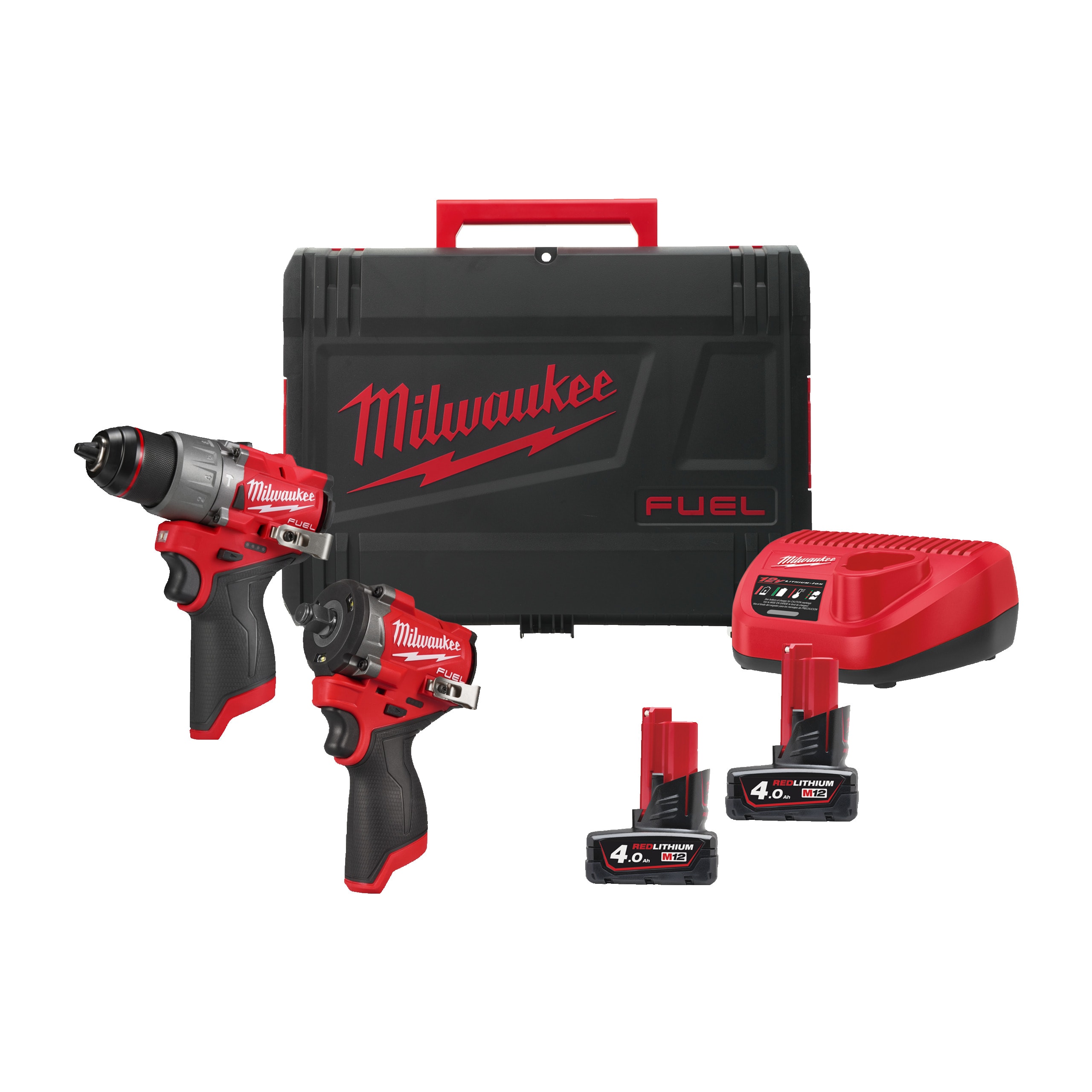 MILWAUKEE - M12 FPP2X2-402X KIT M12FPD2+FCIW2F12