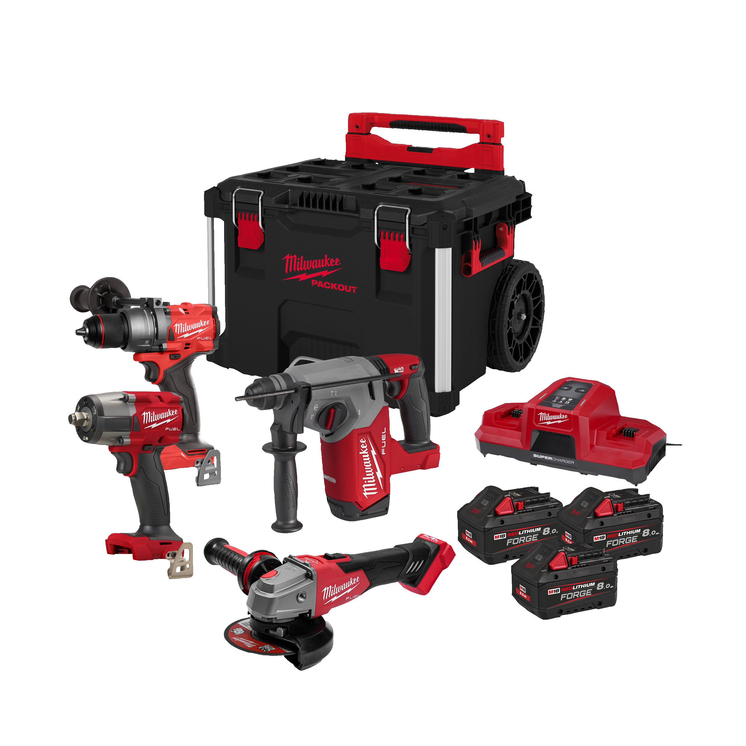 MILWAUKEE - M18 FPP4HF-803P KITTONE 4 MACCHINE FORGE