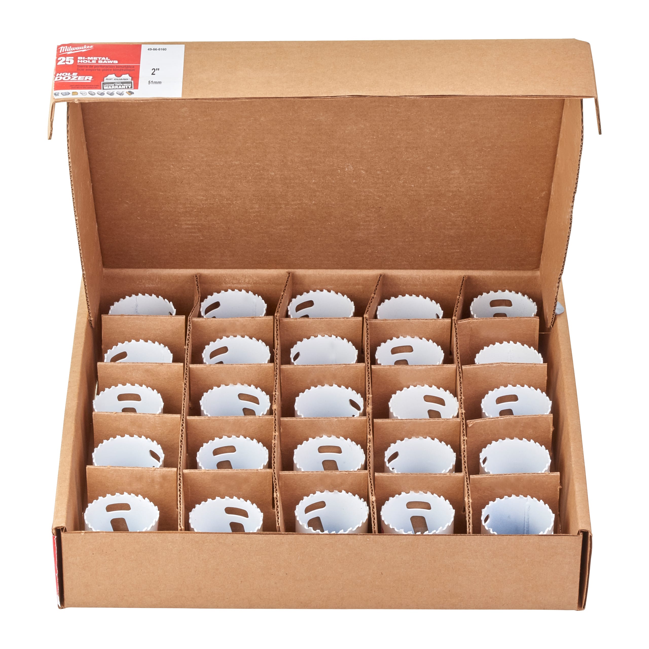 MILWAUKEE - SEGA A TAZZA 51 MM - CONF. 25PZ
