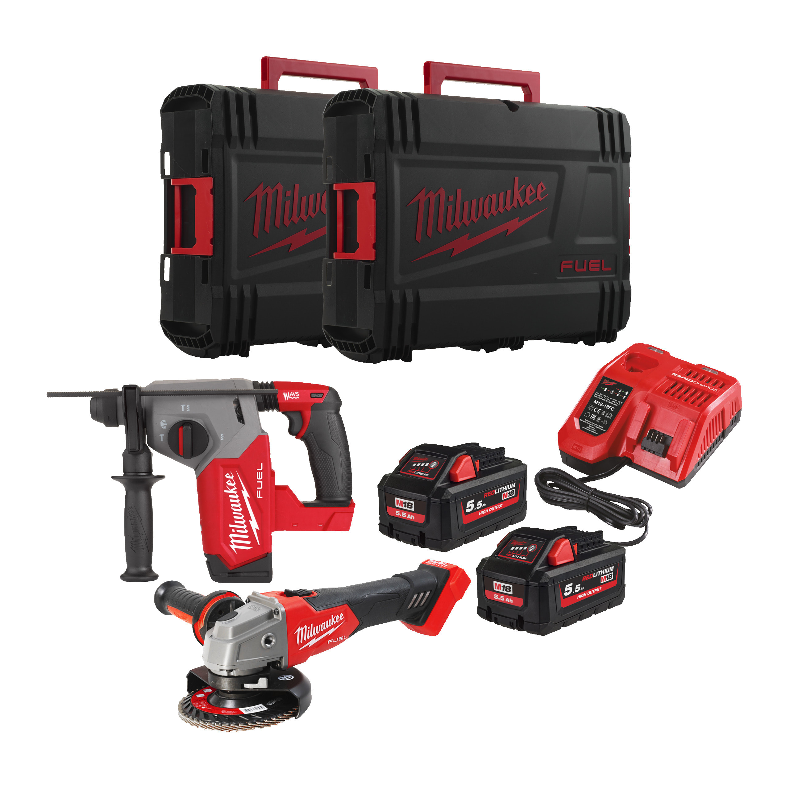 MILWAUKEE - M18 FPP2BF-552X KIT FH+FSAG