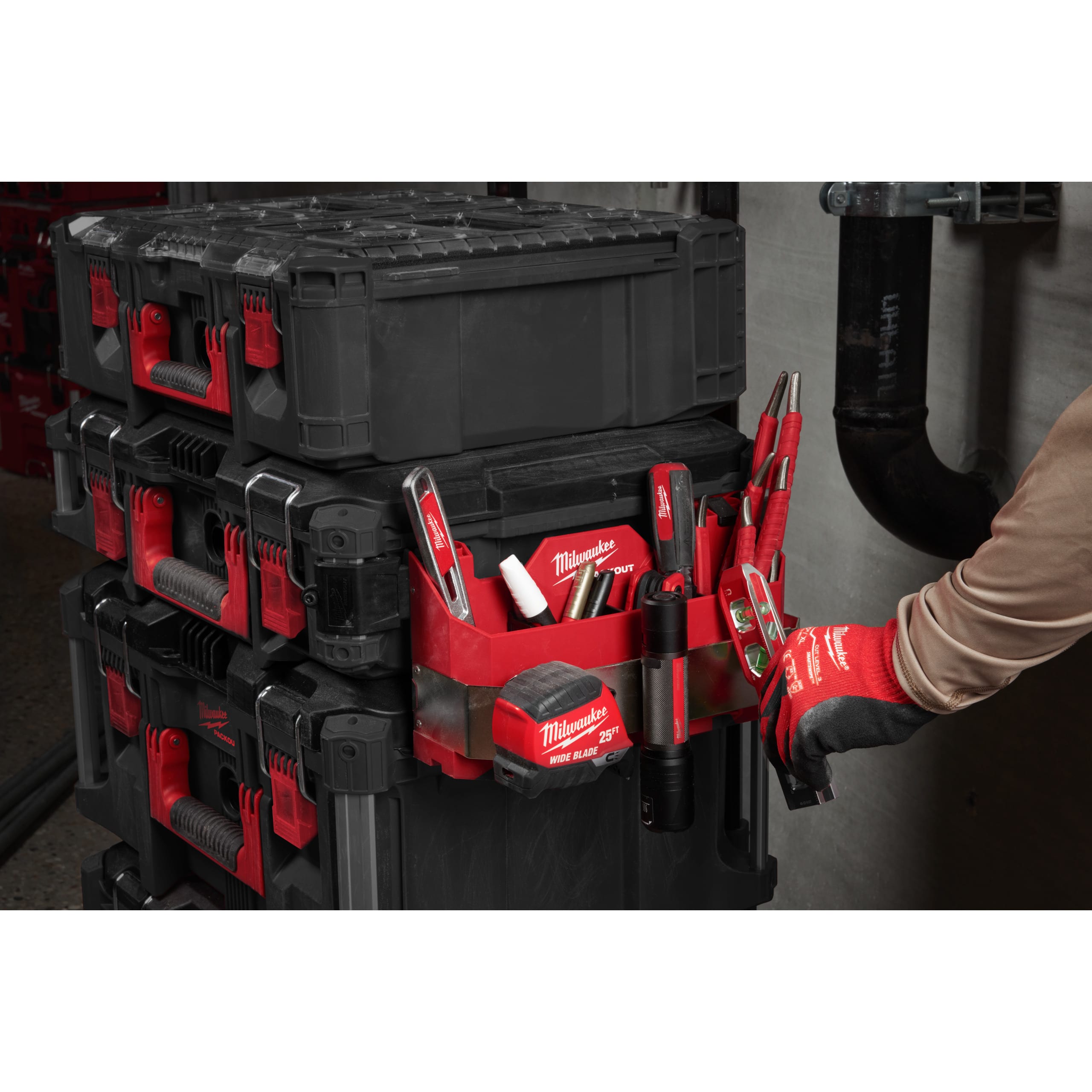 MILWAUKEE - PACKOUT CESTELLO LATERALE PORTAUTEN MAN