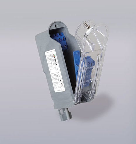 TECNOPALI - MORSETTIERA DOPPIO ISOLAM DIM.45X186MM