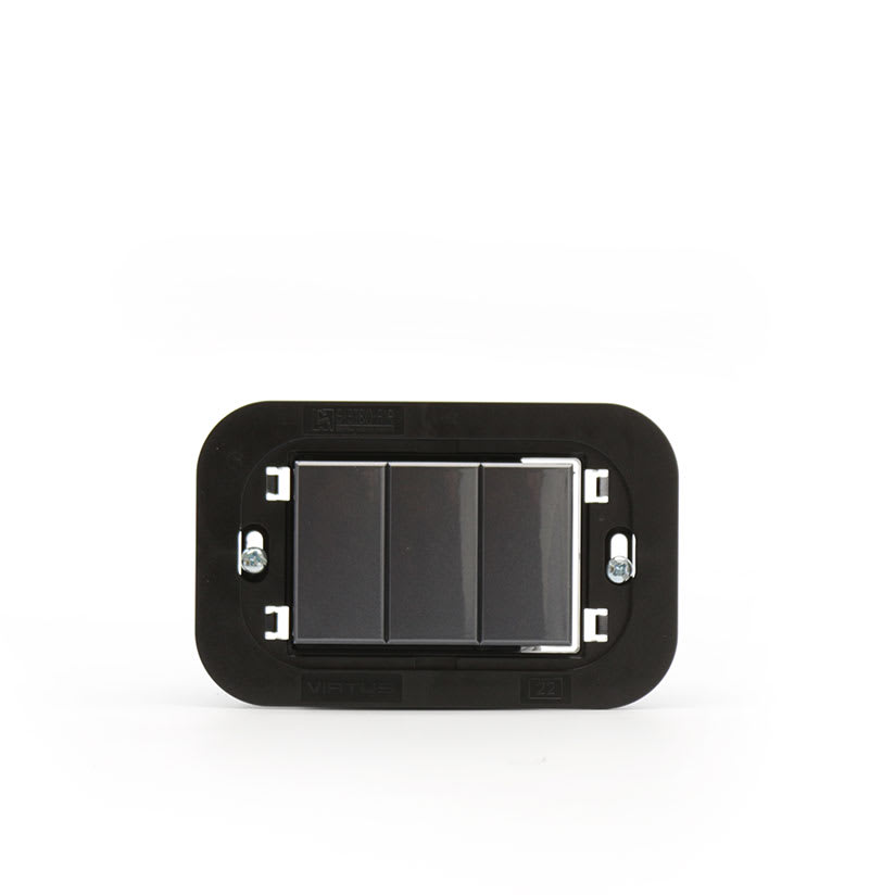 SISTEM AIR - PRESA ASP. BTICINO AXOLUTE AIR ANTRACITE 1573.1