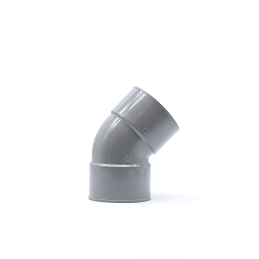 SISTEM AIR - CURVA PVC 45GR FF DIAM. 100