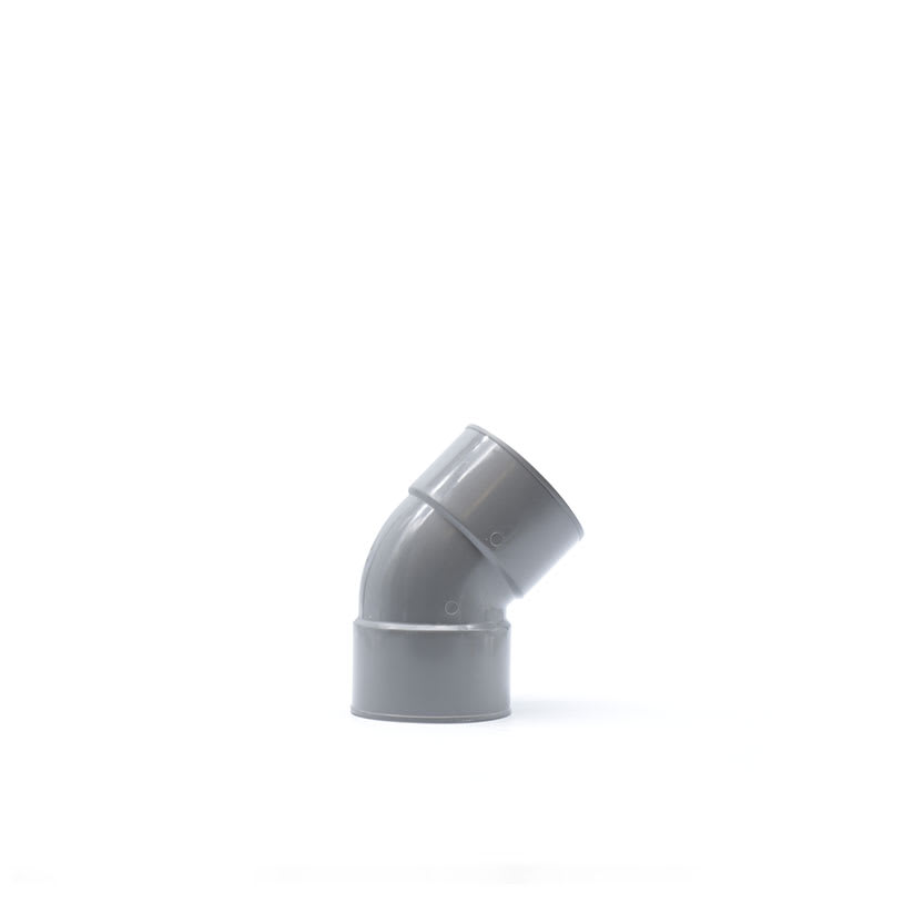 SISTEM AIR - CURVA PVC 45GR FF DIAM. 50