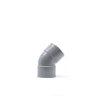 SISTEM AIR - CURVA PVC 45GR FF DIAM. 63