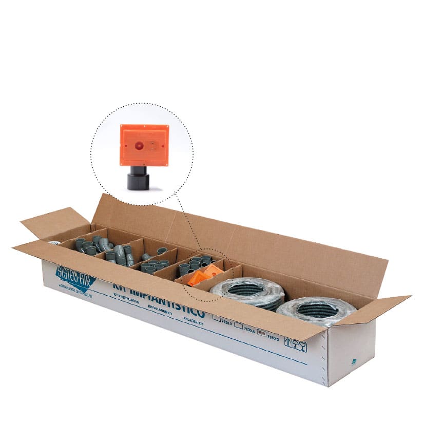 SISTEM AIR - KIT IMPIANTISTICO 4 PUNTI PRESA