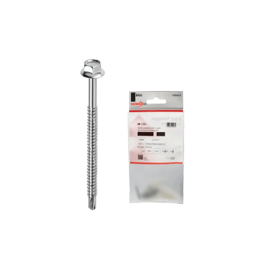 NOBEX - Vite autofilettante testa esagonale 3.9x16 per fissaggi su metallo