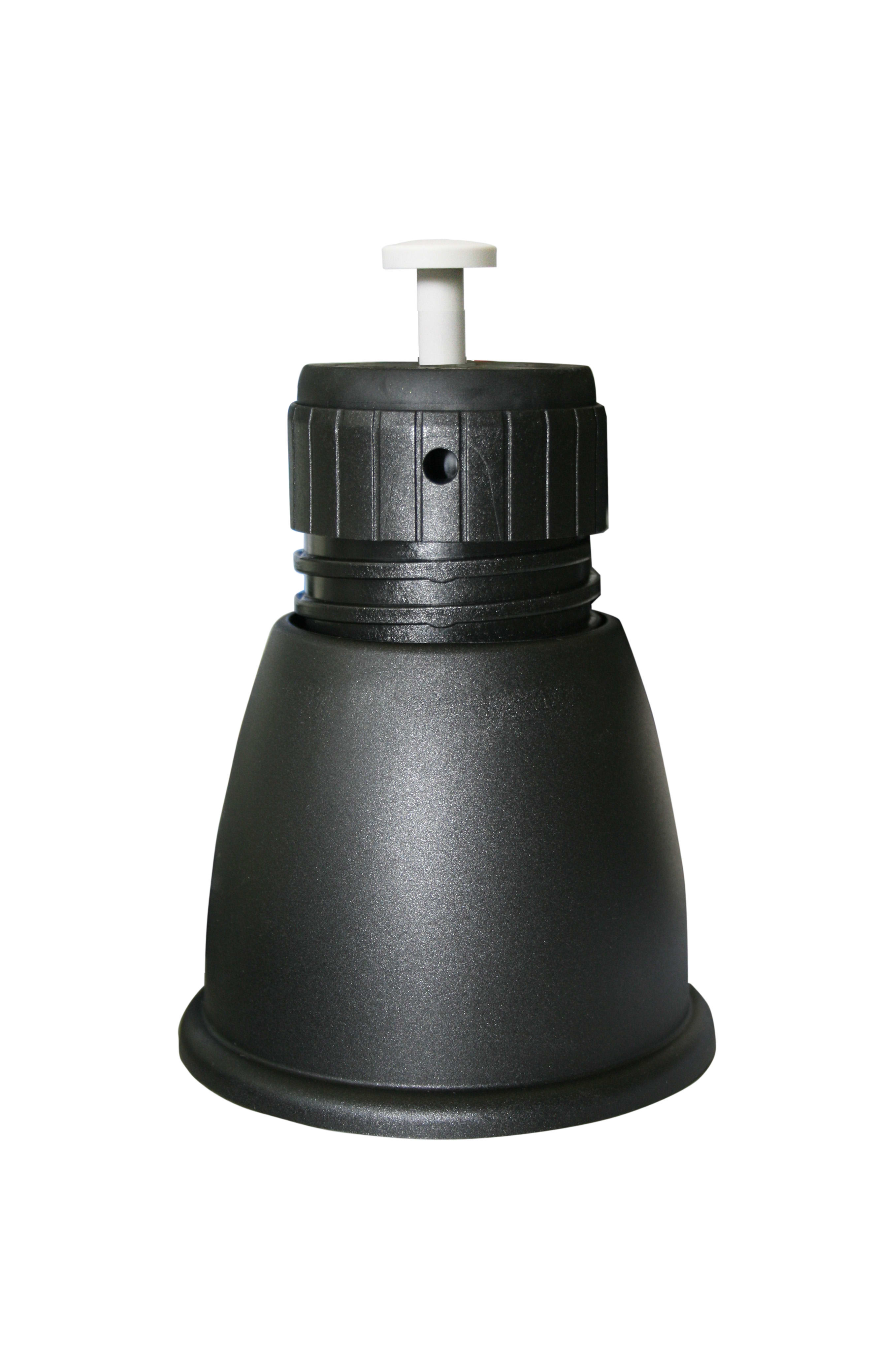 TECNOSYSTEMI - PIEDINO A PAVIMENTO BLACK REGOLABILE 'GE