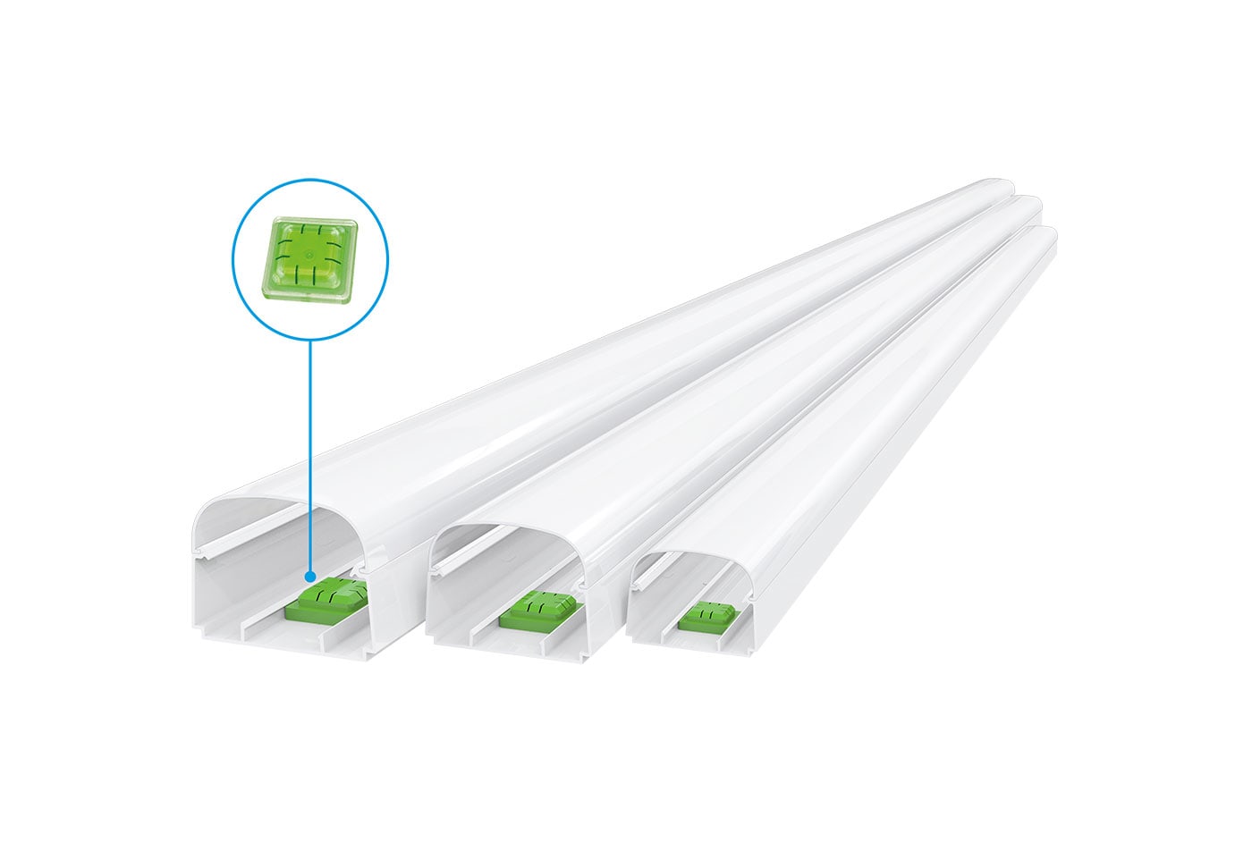 TECNOSYSTEMI - CANALINA LINEA OPTIMA T102 - OPT WHITE